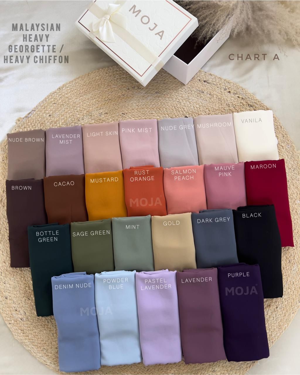 MOJA MALAYSIAN HEAVY CHIFFON