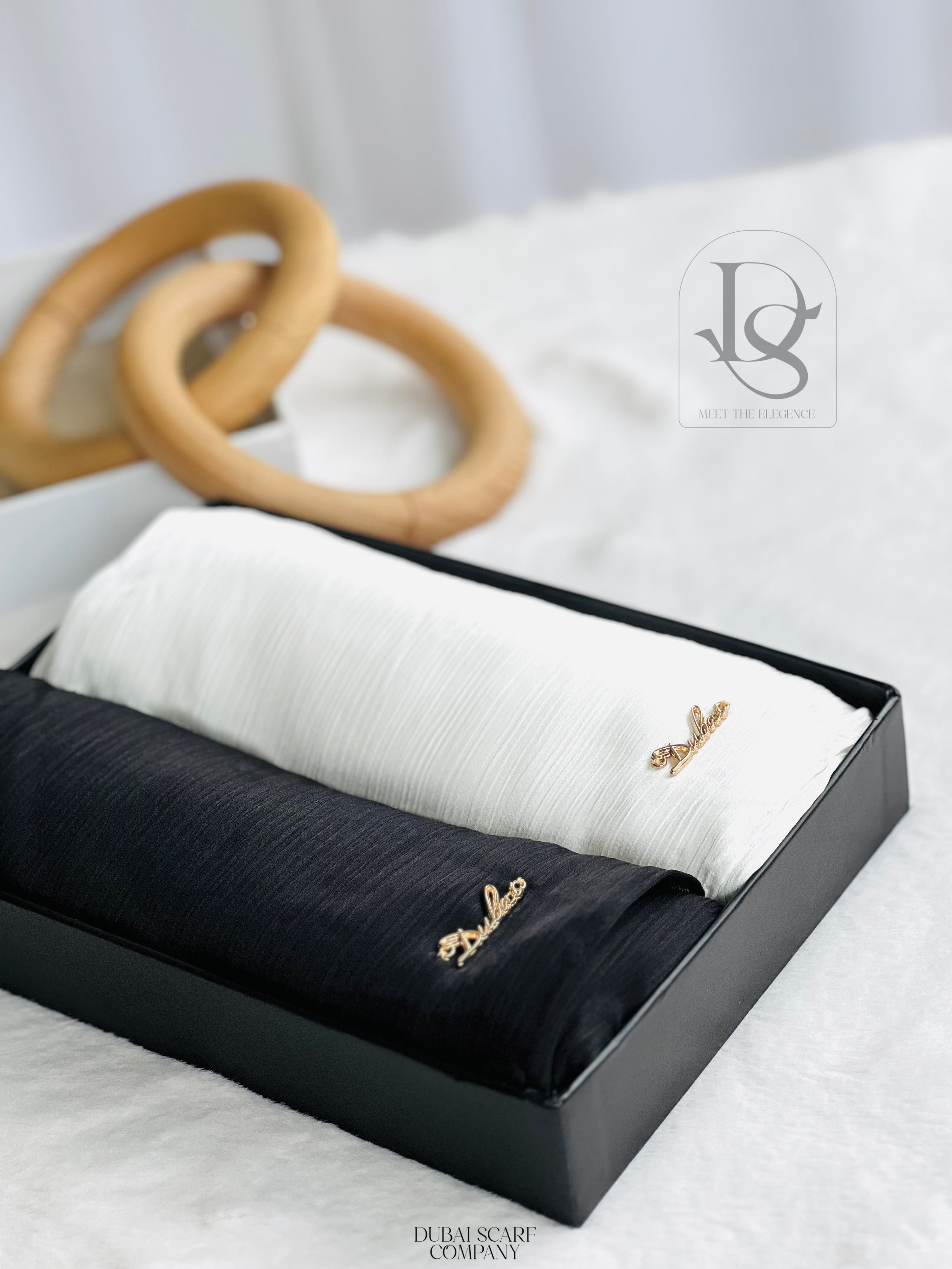 PREMIUM CRUSHED SATIN PLAIN HIJAB – LUXURY EDITION
