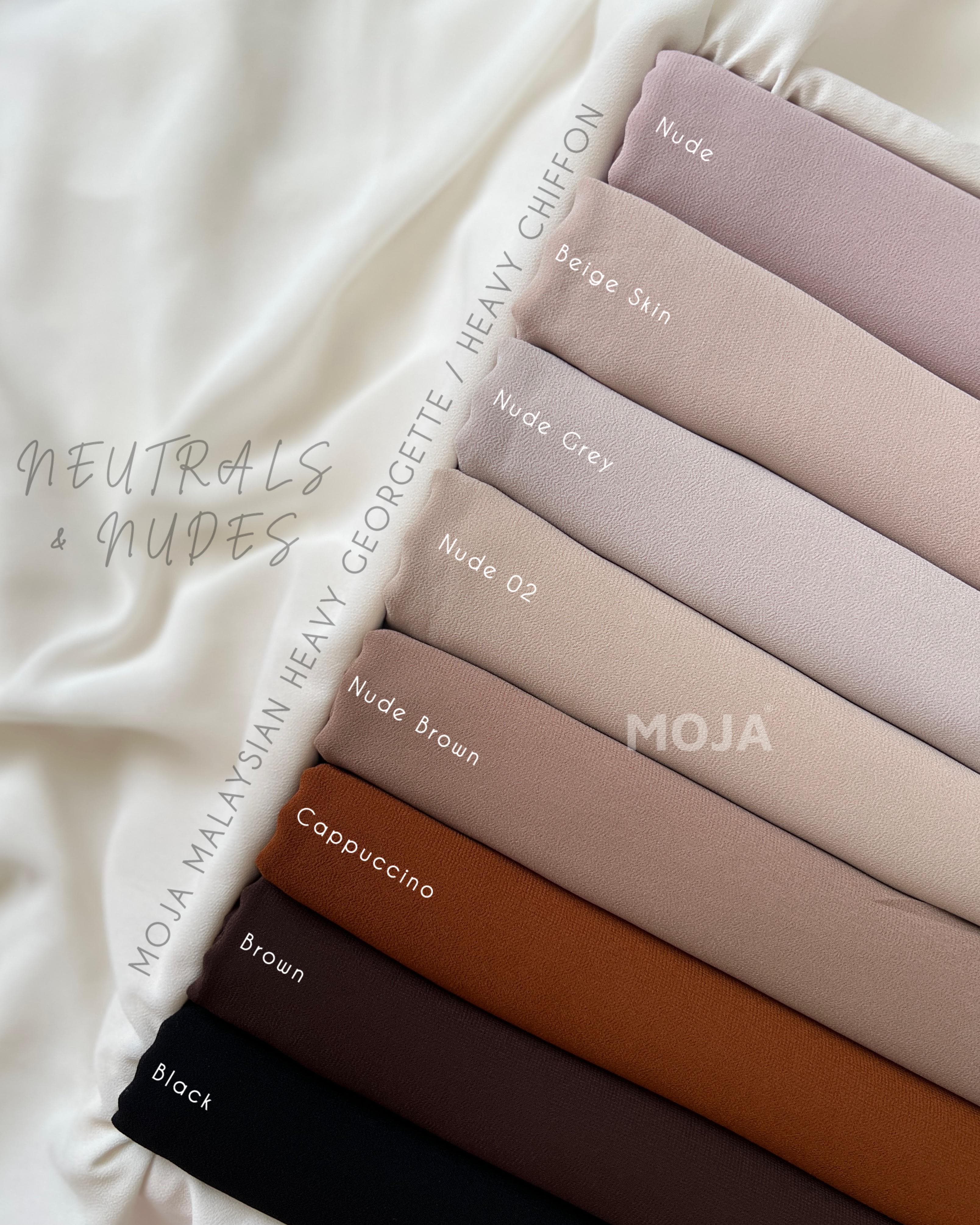 MOJA LIMITED EDITION MALAYSIAN HEAVY CHIFFON