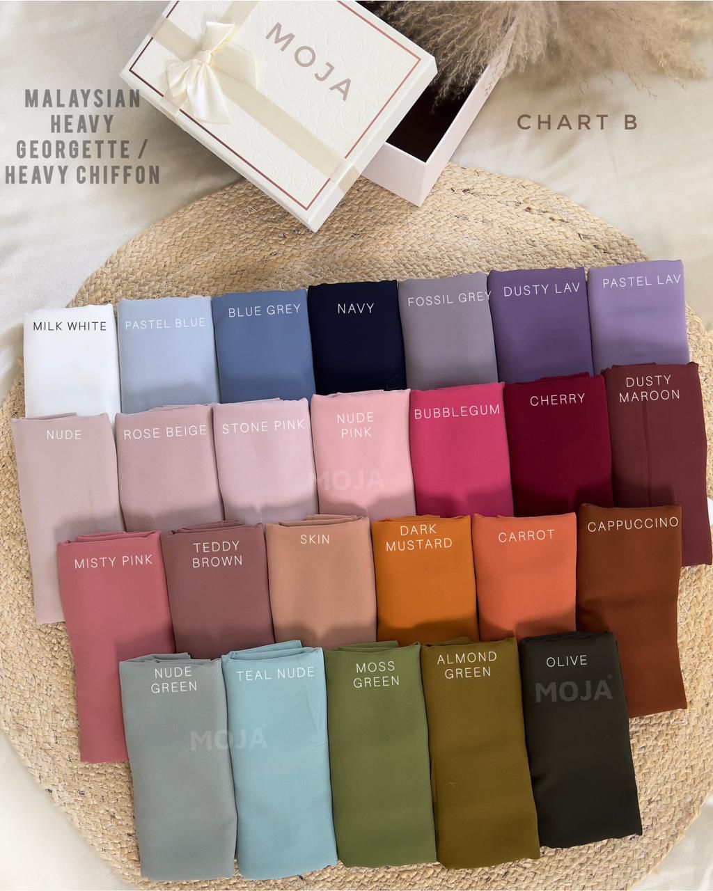 MOJA MALAYSIAN HEAVY CHIFFON