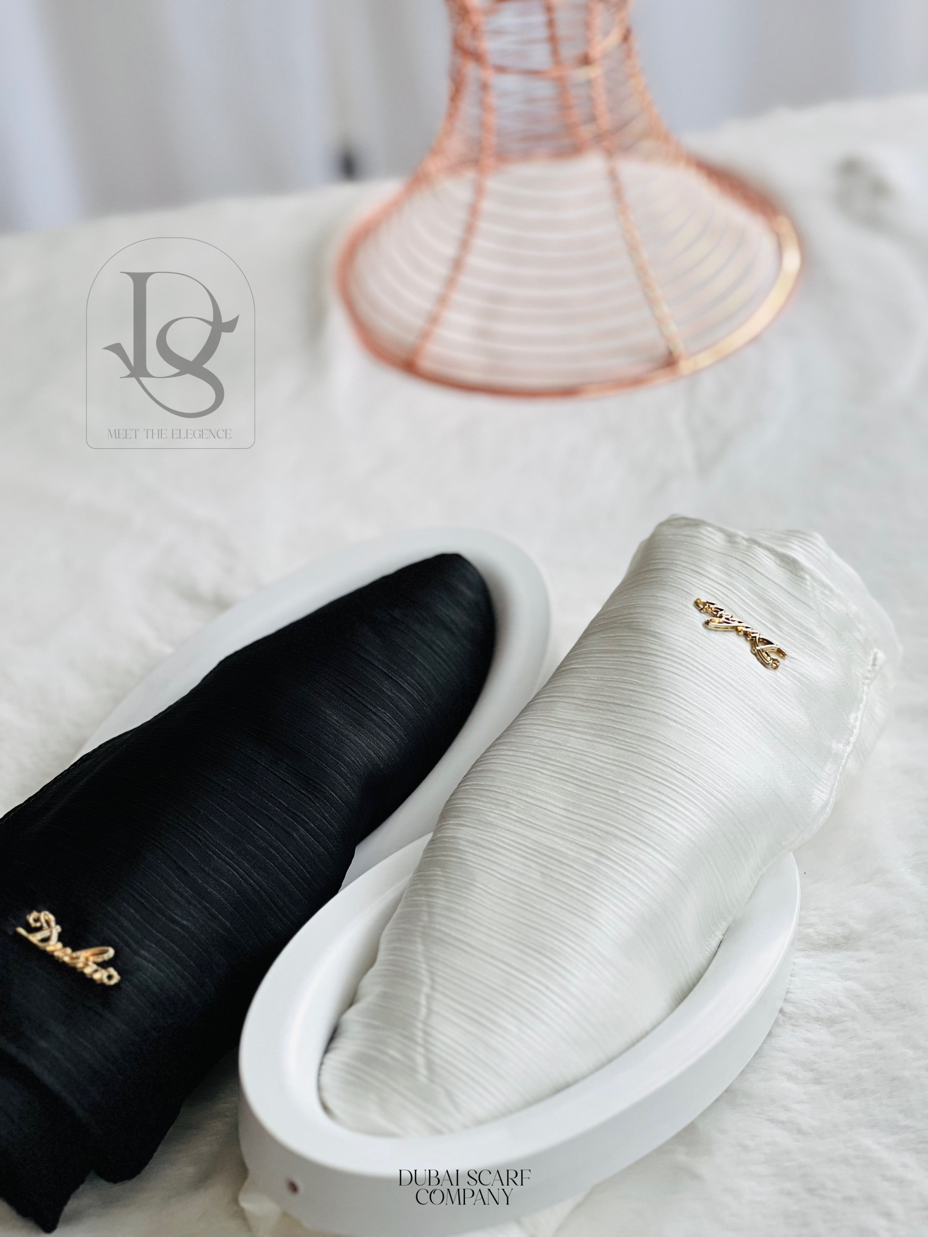 PREMIUM CRUSHED SATIN PLAIN HIJAB – LUXURY EDITION