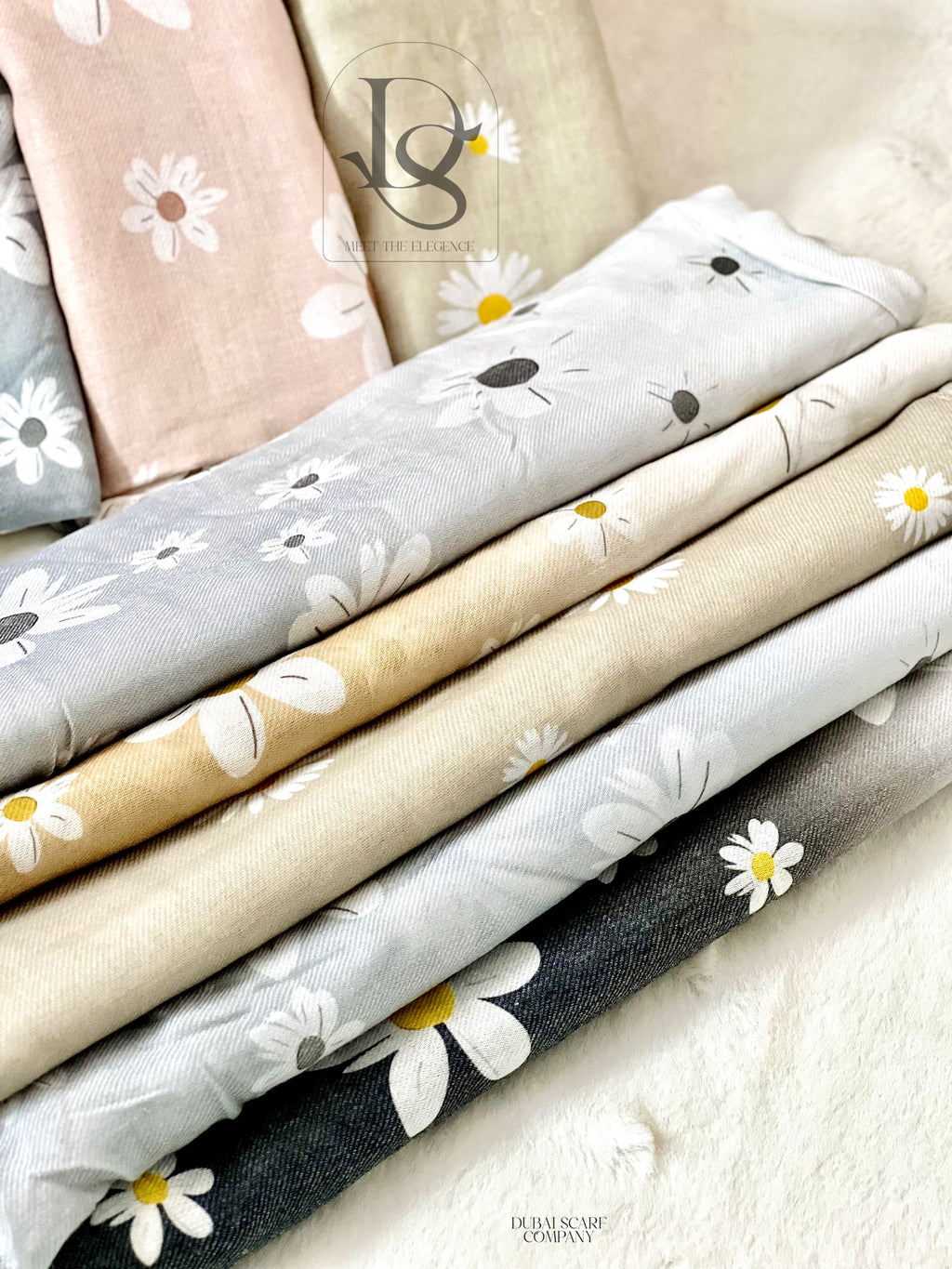 DAISY FLORAL SOFT HIJAB