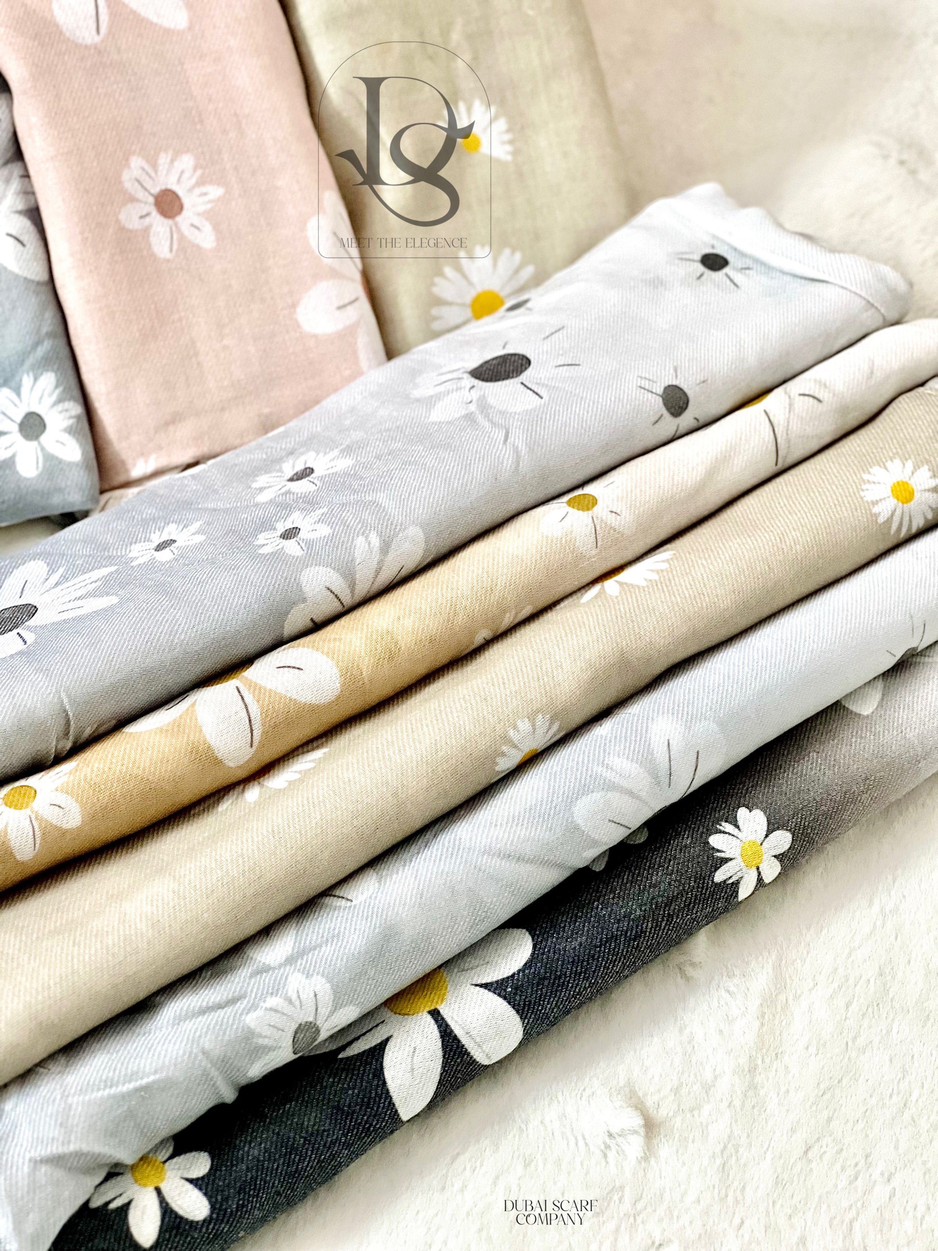 DAISY FLORAL SOFT HIJAB