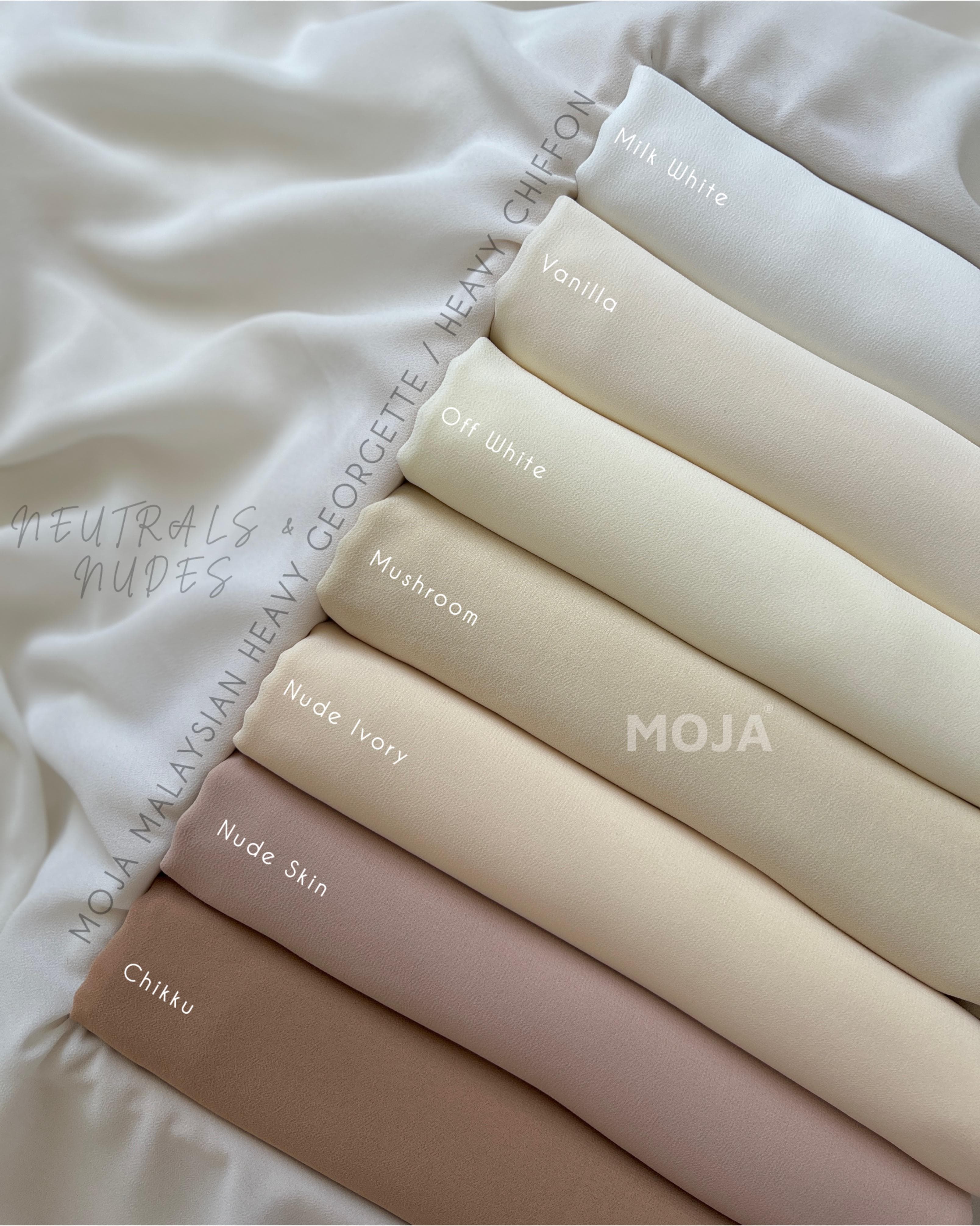 MOJA LIMITED EDITION MALAYSIAN HEAVY CHIFFON