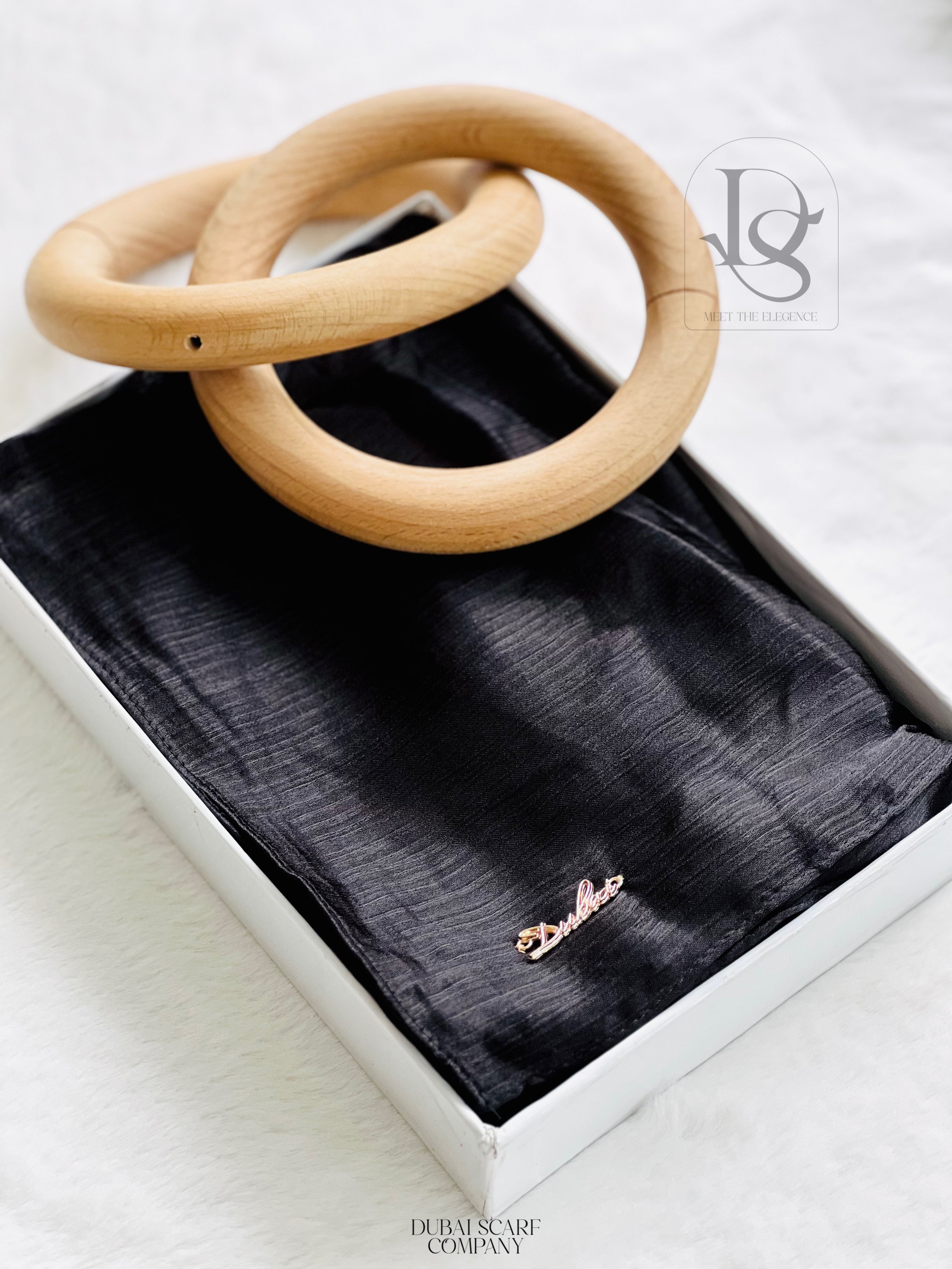 PREMIUM CRUSHED SATIN PLAIN HIJAB – LUXURY EDITION