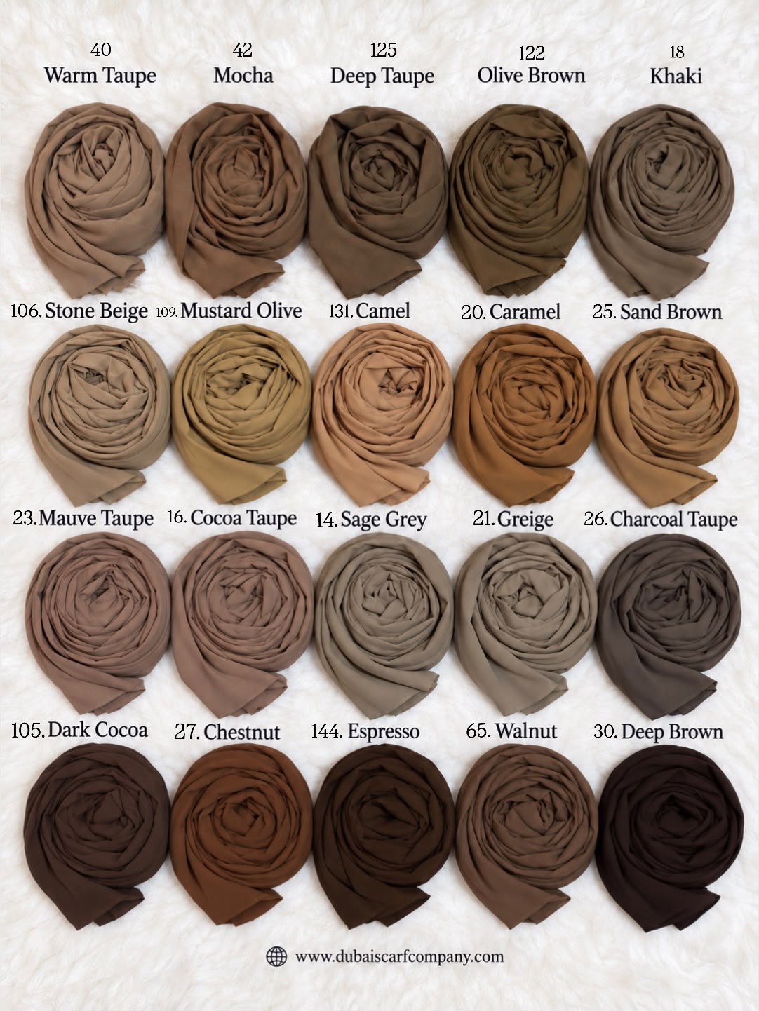 Candy Chiffon Hijabs
