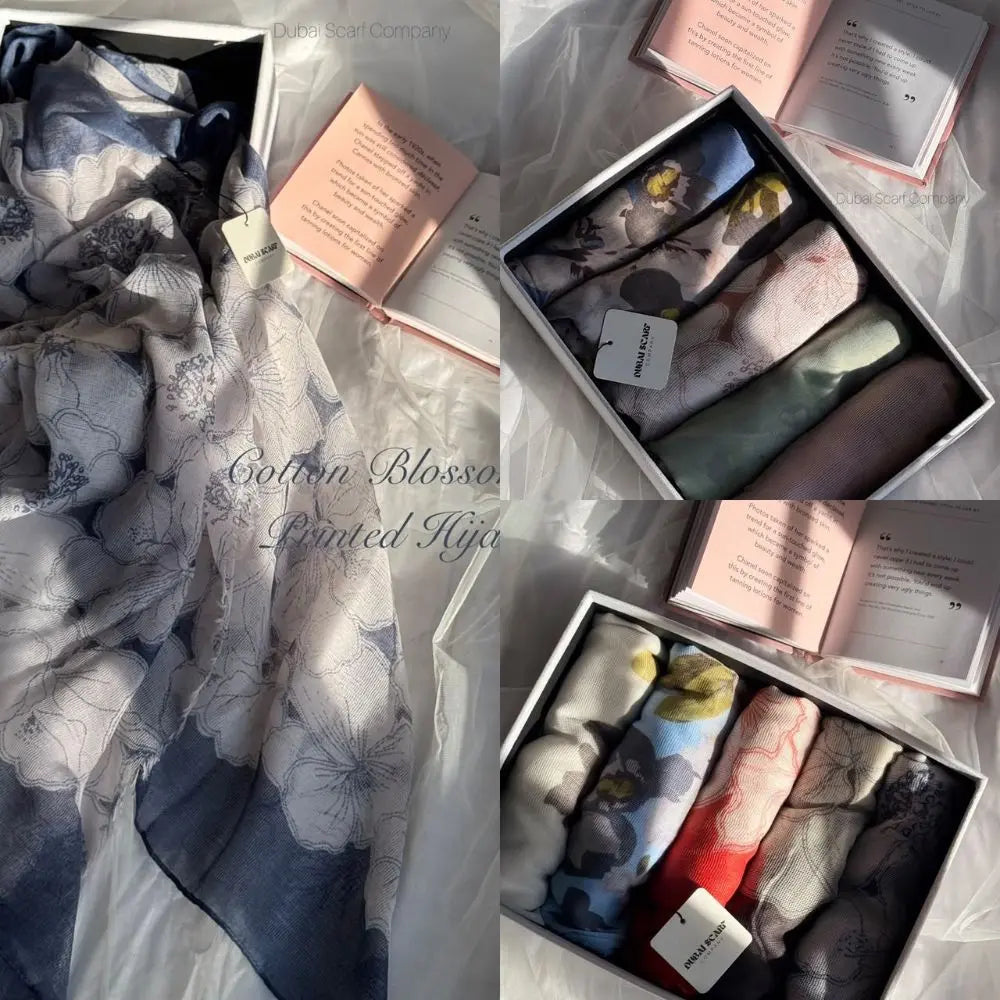 Cotton Blossom Printed Hijabs