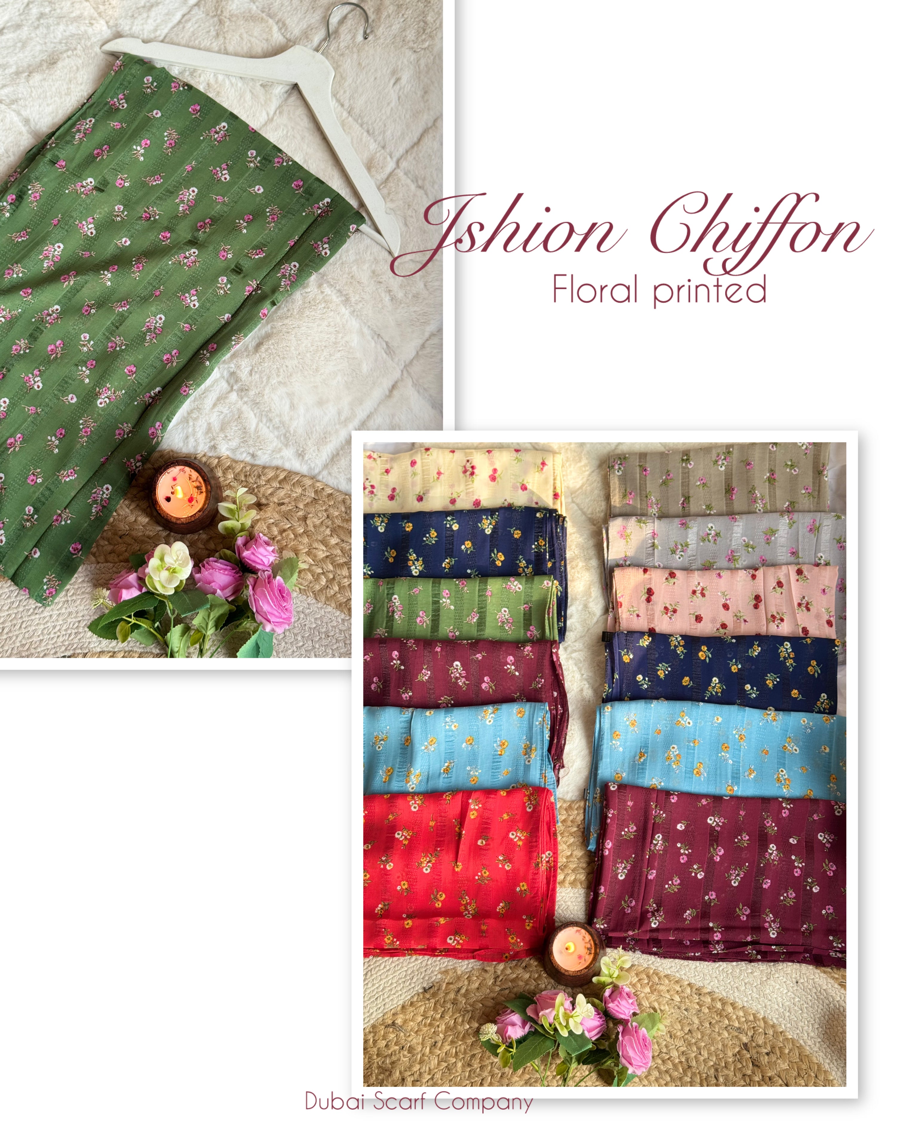 DSC JSHION CHIFFON FLORAL PRINTED HIJABS