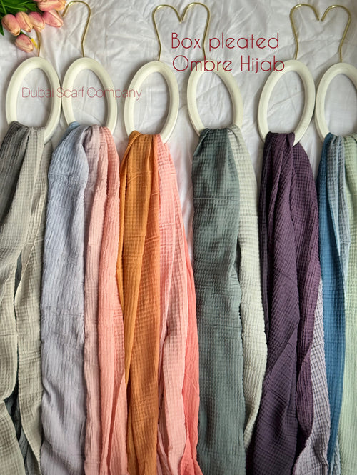 DSC BOX PLEATED OMBRE HIJABS