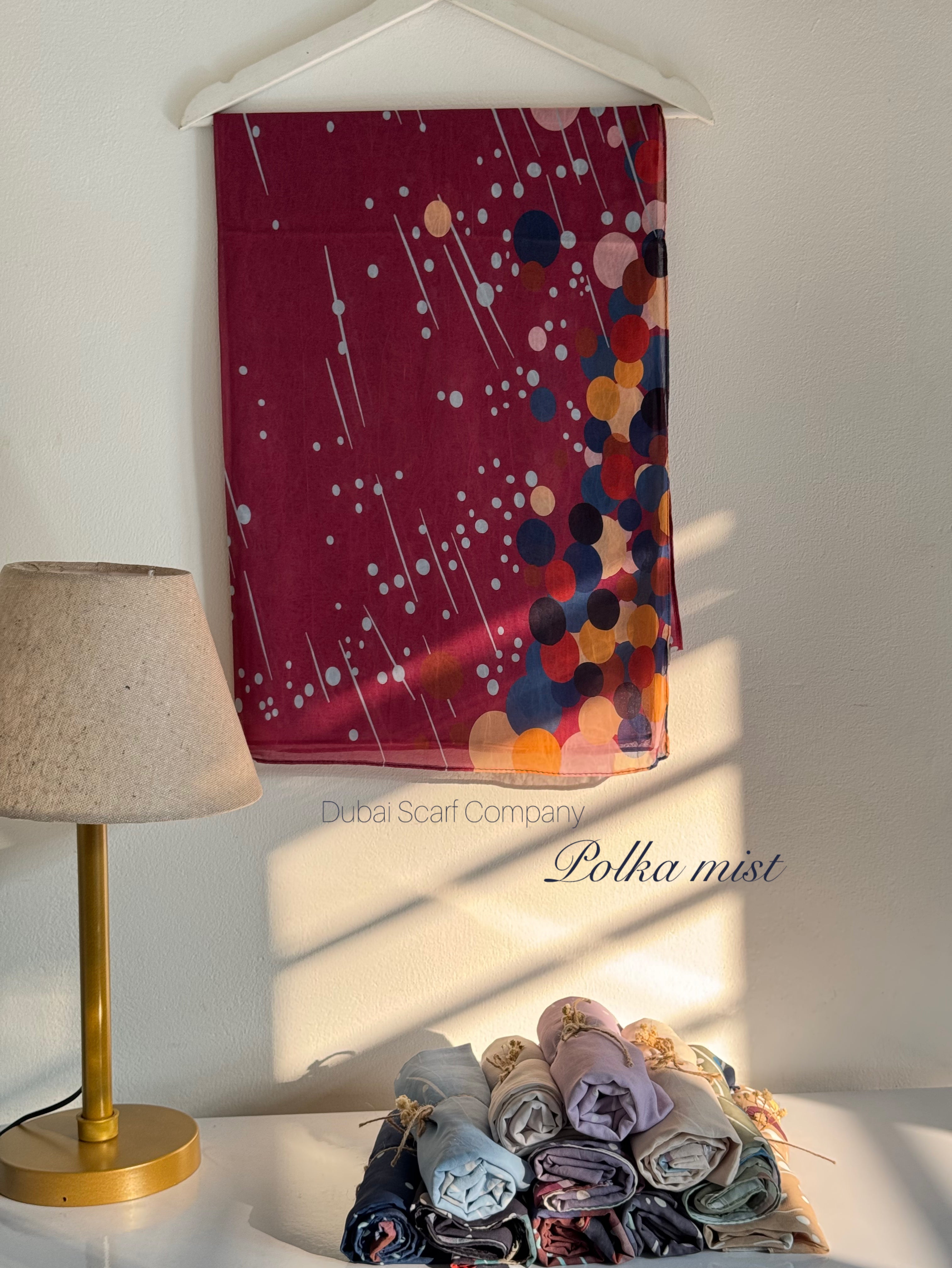 DSC POLKA MIST PRINTED HIJABS