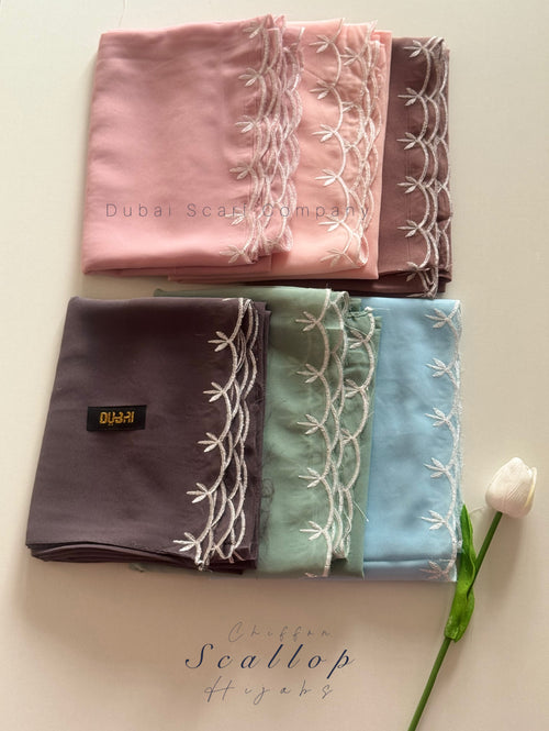 DSC CHIFFON SCALLOP HIJABS