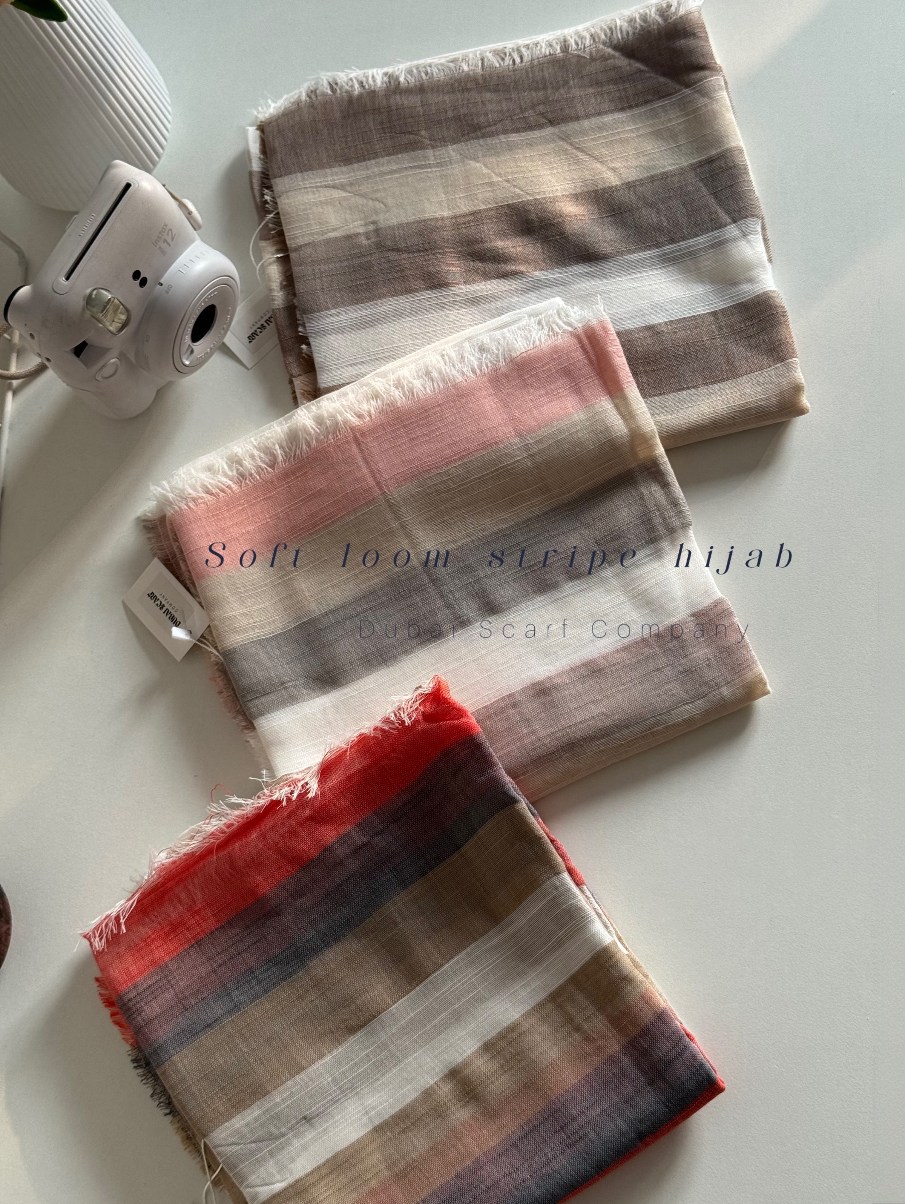 DSC SOFT LOOM STRIPE HIJABS