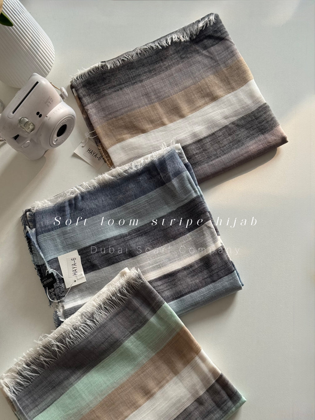 DSC SOFT LOOM STRIPE HIJABS