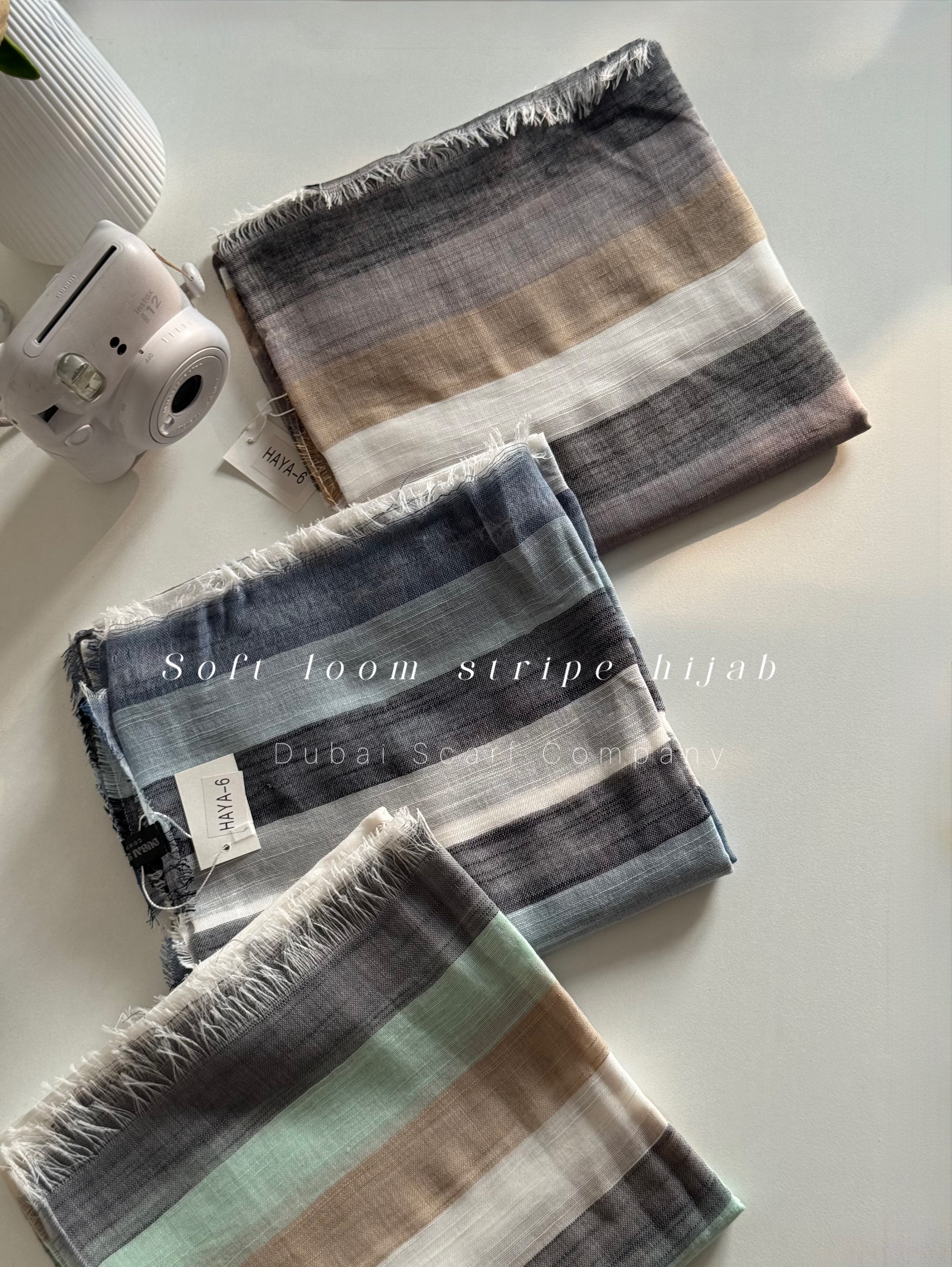DSC SOFT LOOM STRIPE HIJABS