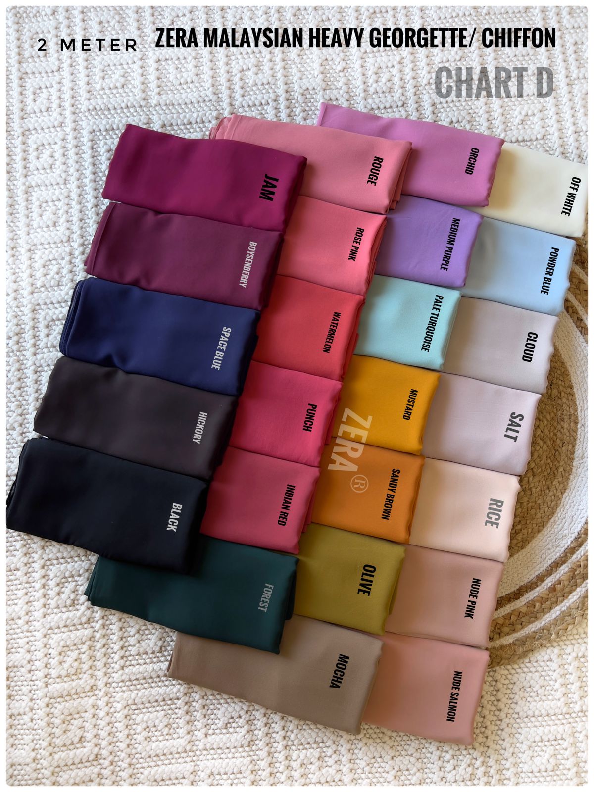 ZERA MALAYSIAN HEAVY GEORGETTE