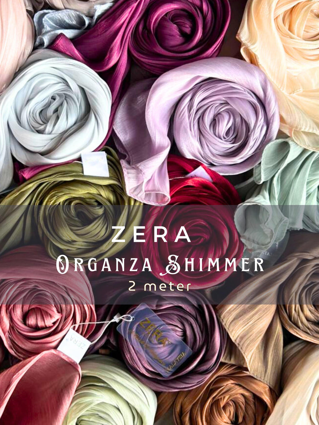 ZERA MALAYSIAN ORGANZA SHIMMER HIJAB