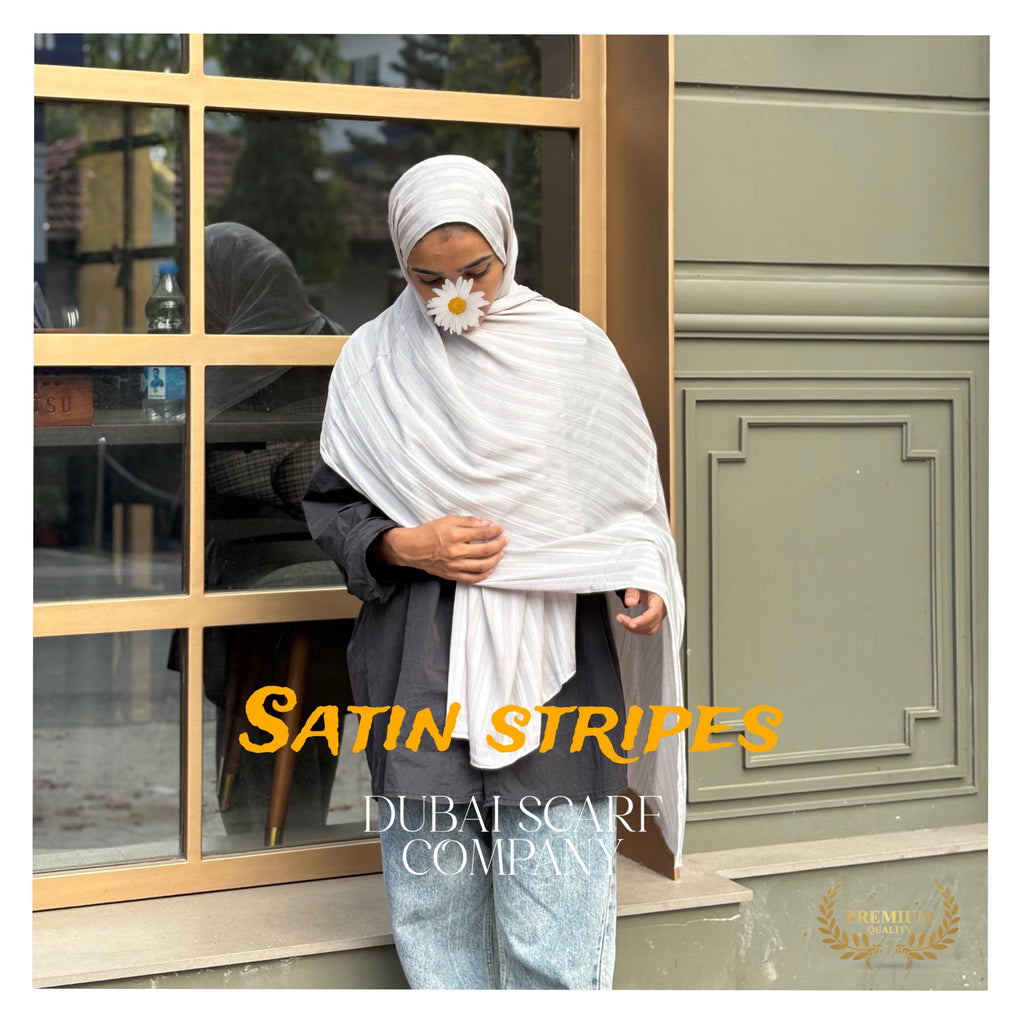 DSC SATIN STRIPES HIJAB