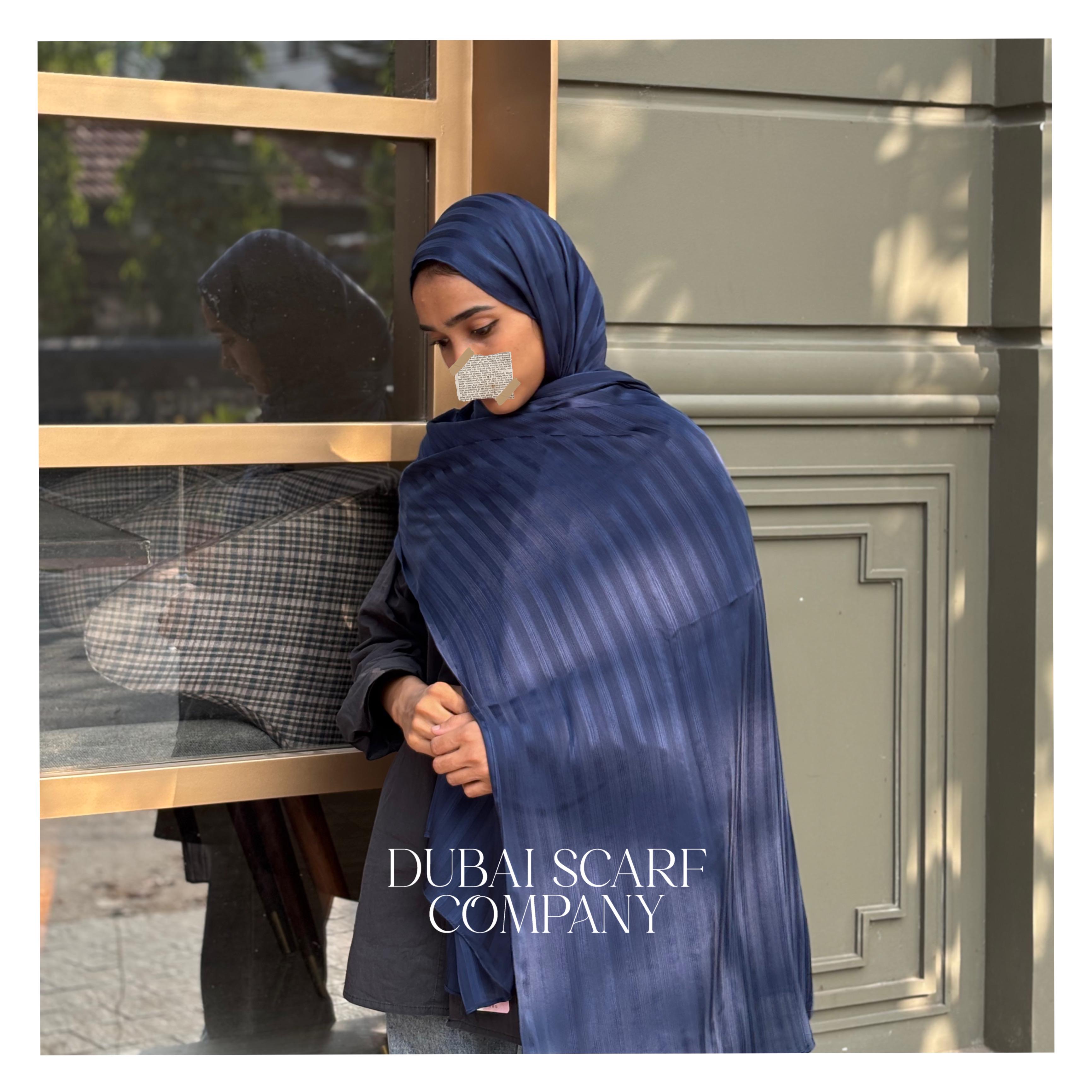 DSC SATIN STRIPES HIJAB