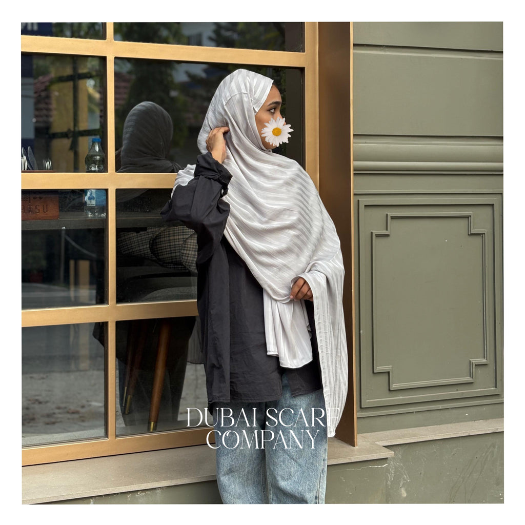 DSC SATIN STRIPES HIJAB