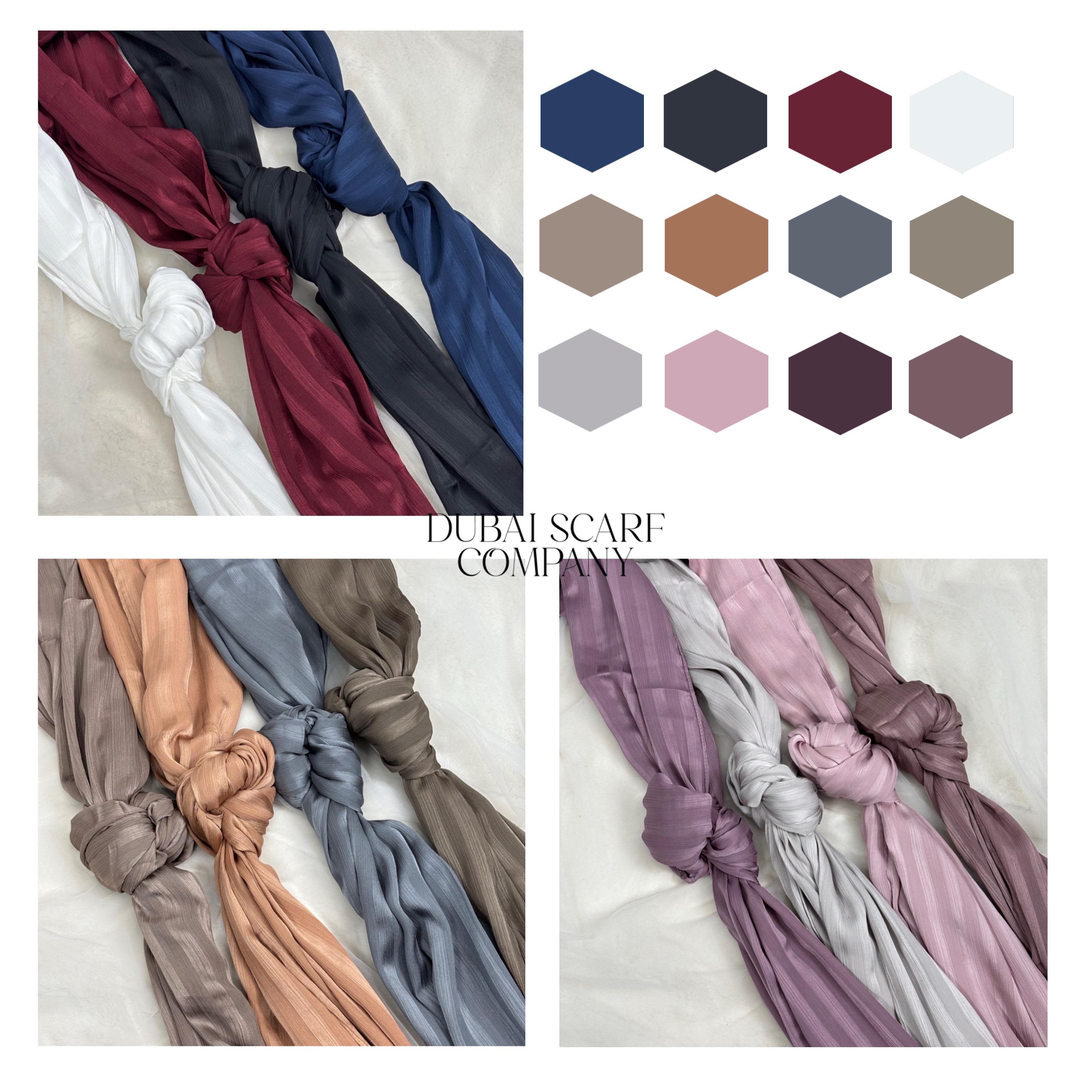 DSC SATIN STRIPES HIJAB