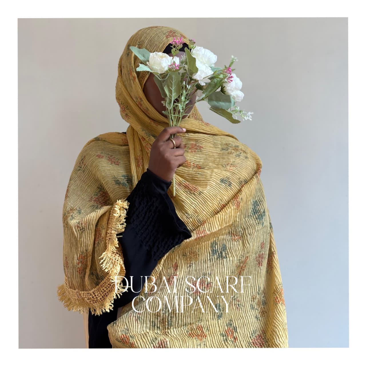 DSC PRINTED CRINKLE COTTON HIJABS WITH FRAYED BORDER