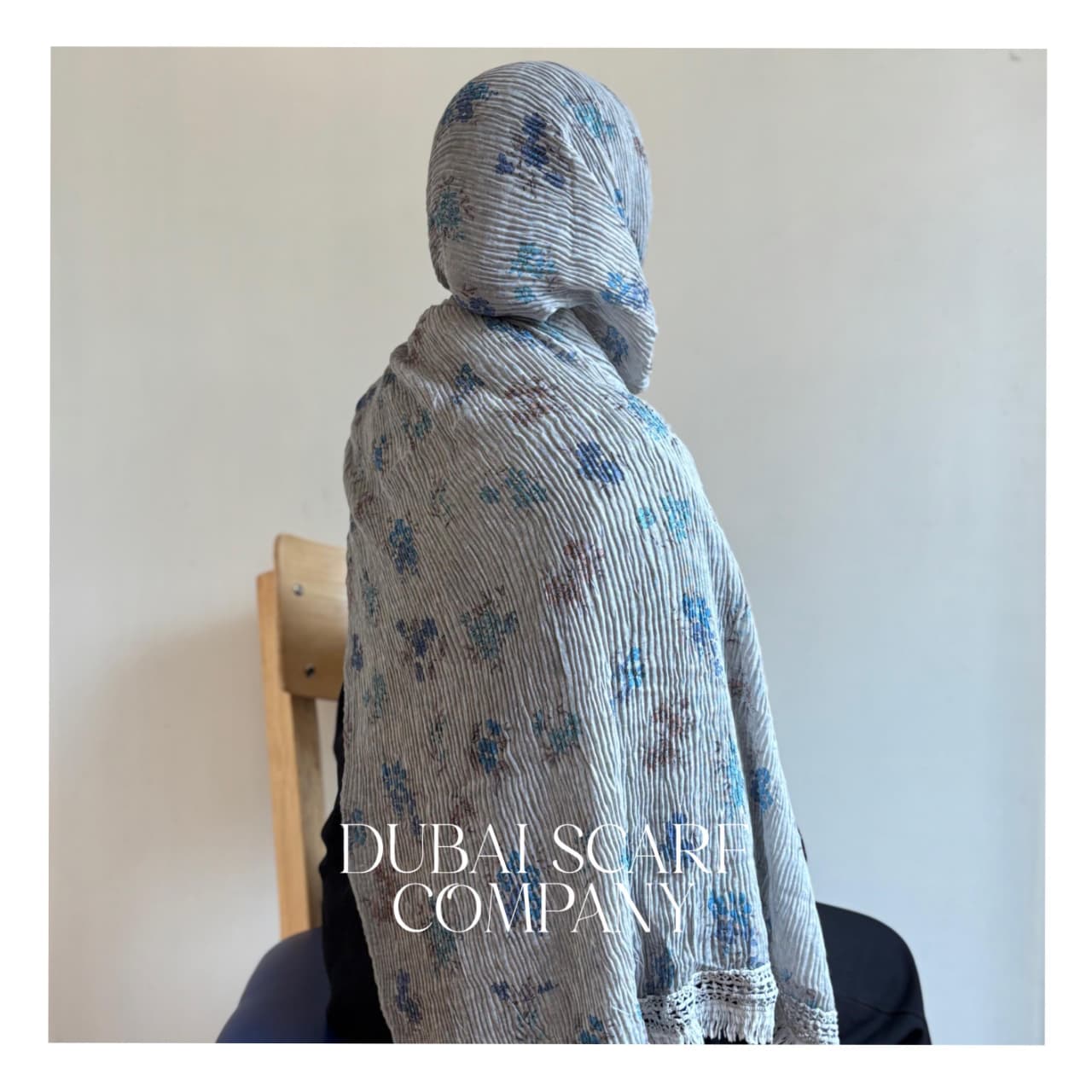 DSC PRINTED CRINKLE COTTON HIJABS WITH FRAYED BORDER