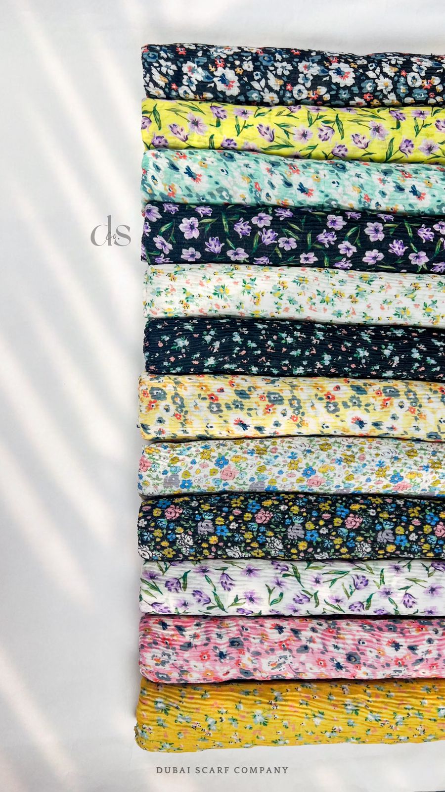 DSC PRINTED COTTON PLEATED HIJABS