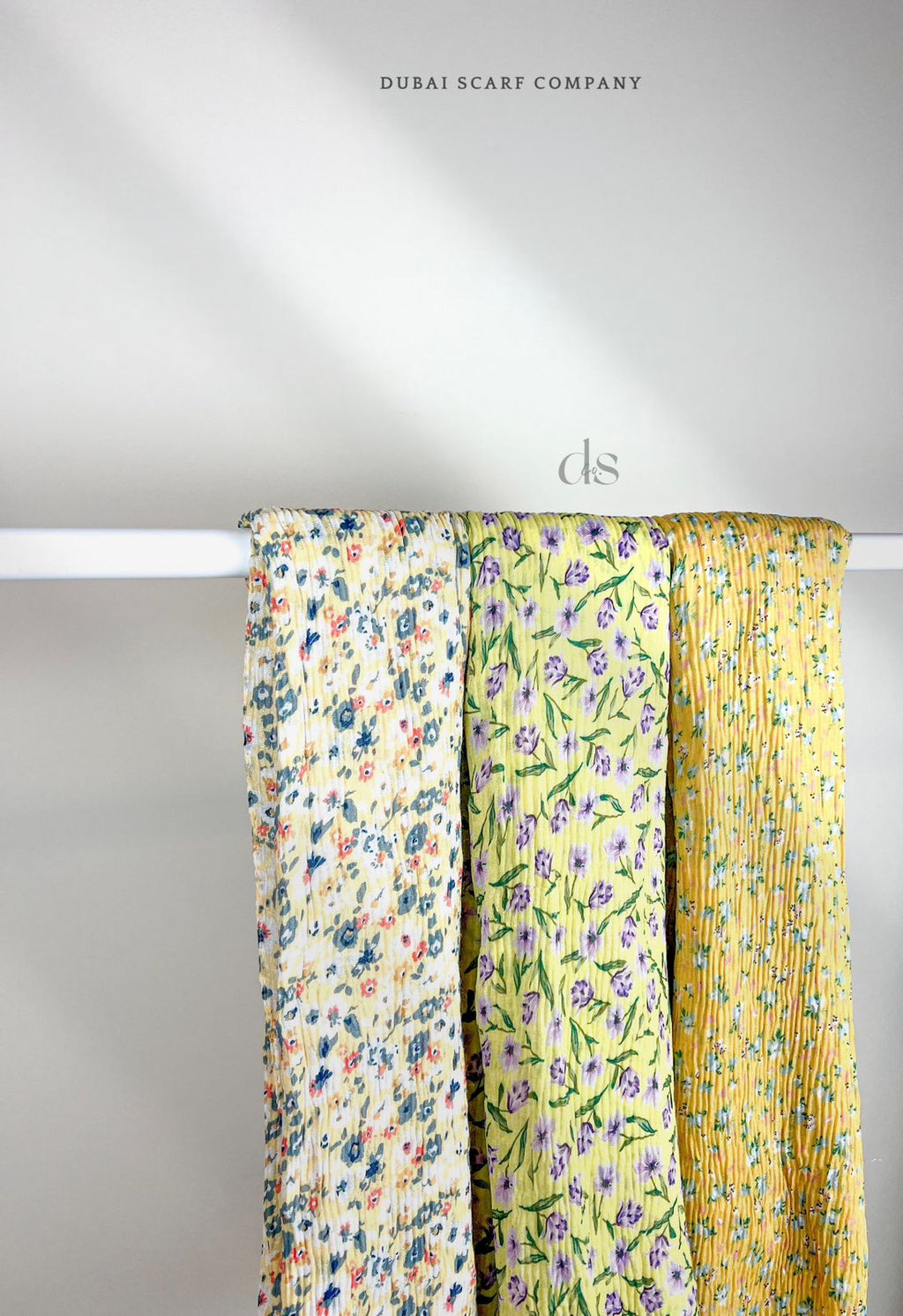DSC PRINTED COTTON PLEATED HIJABS