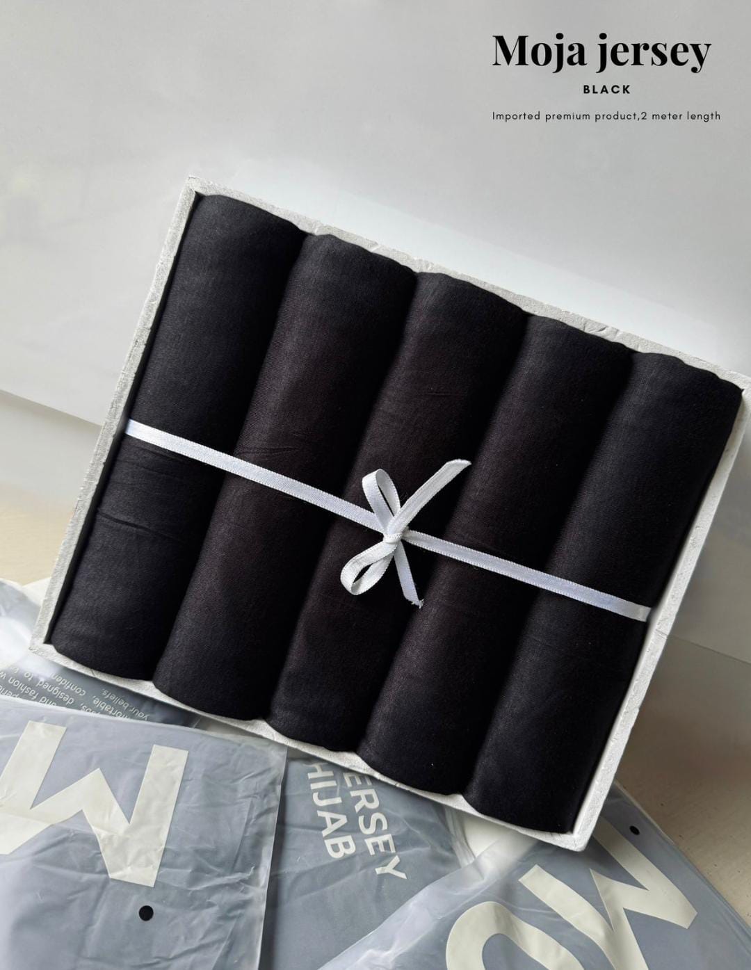 MOJA BLACK JERSEY HIJAB