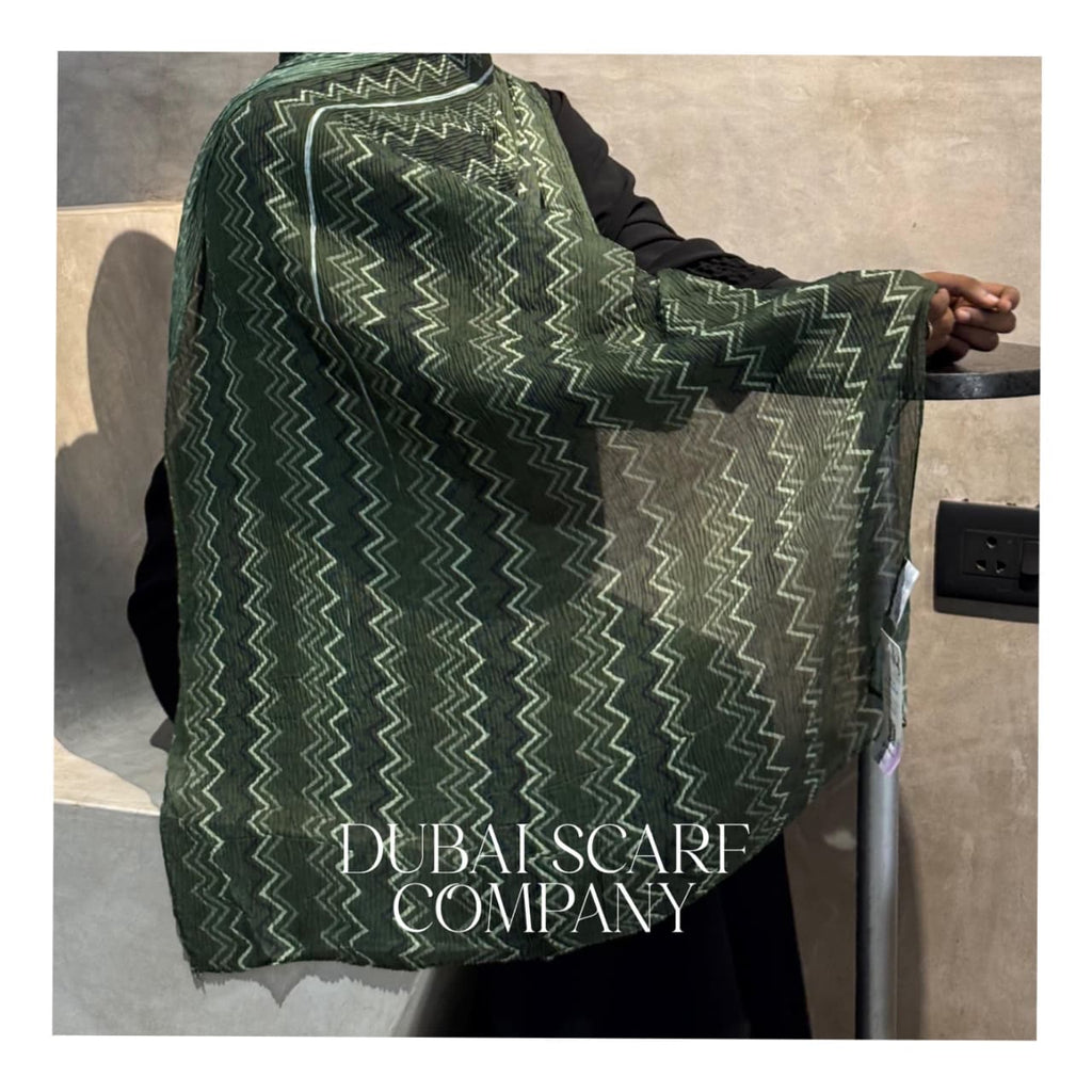 DSC PRINTED COTTON HIJABS -ZIGZAG