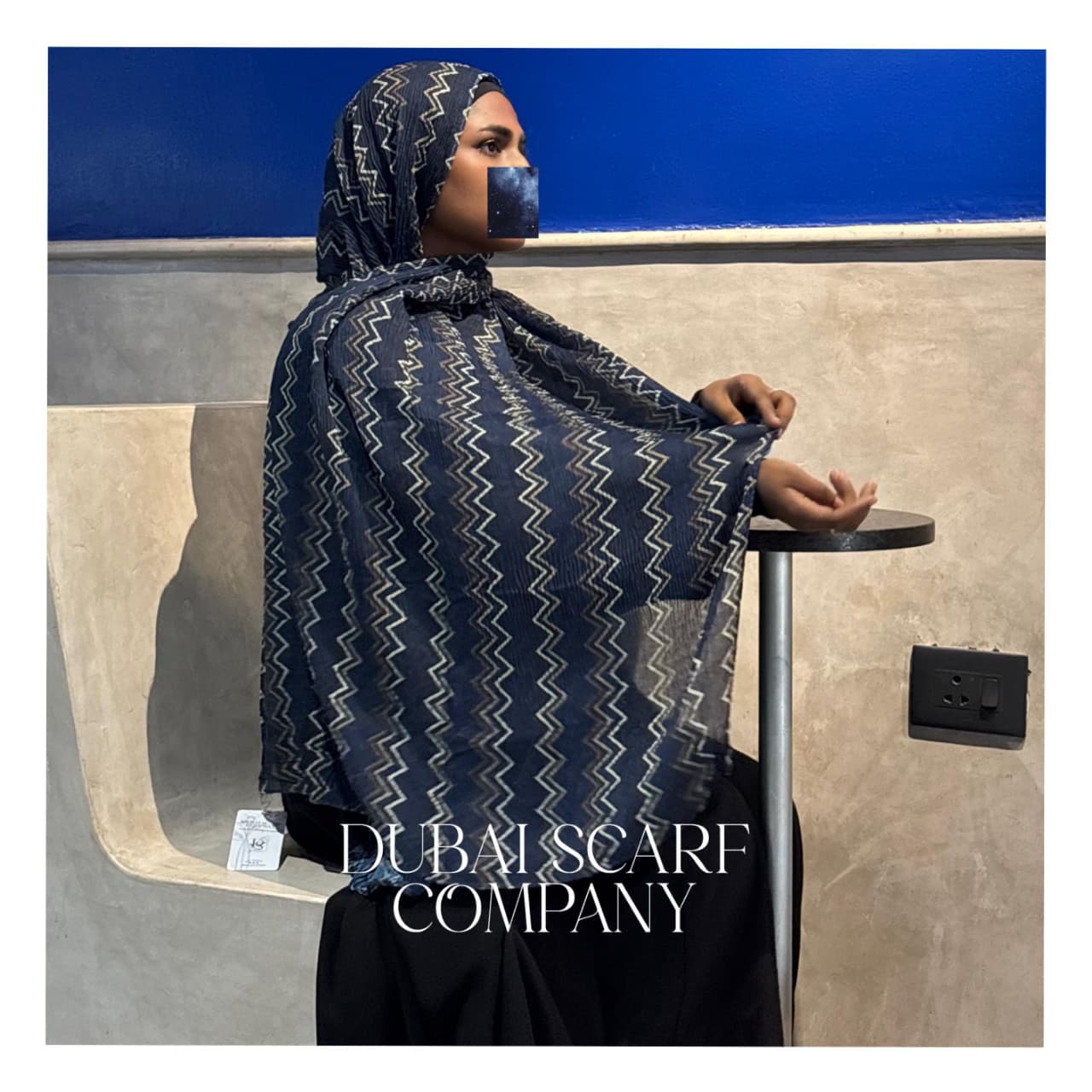 DSC PRINTED COTTON HIJABS -ZIGZAG