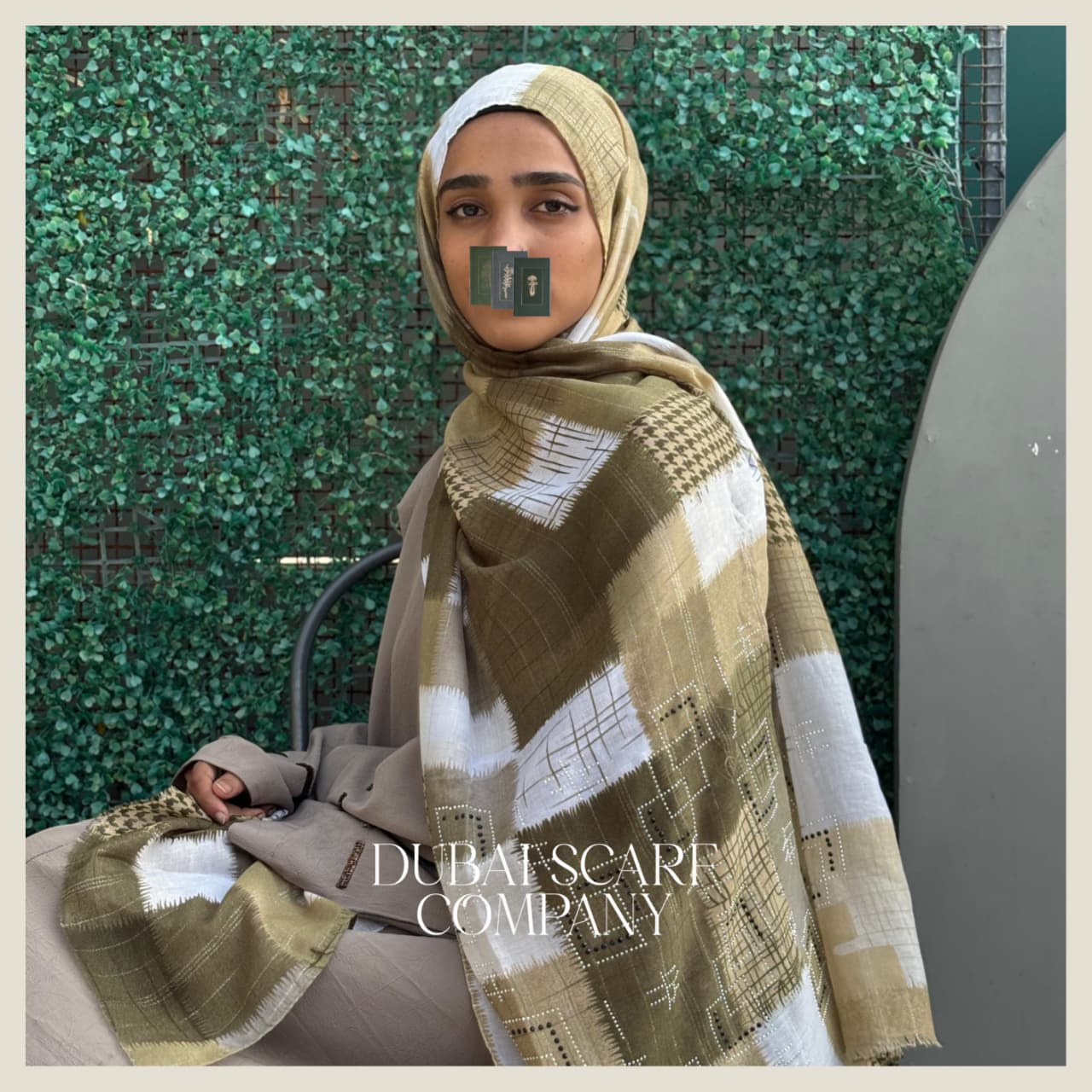 DSC TEXTURED CHECK STONE HIJABS