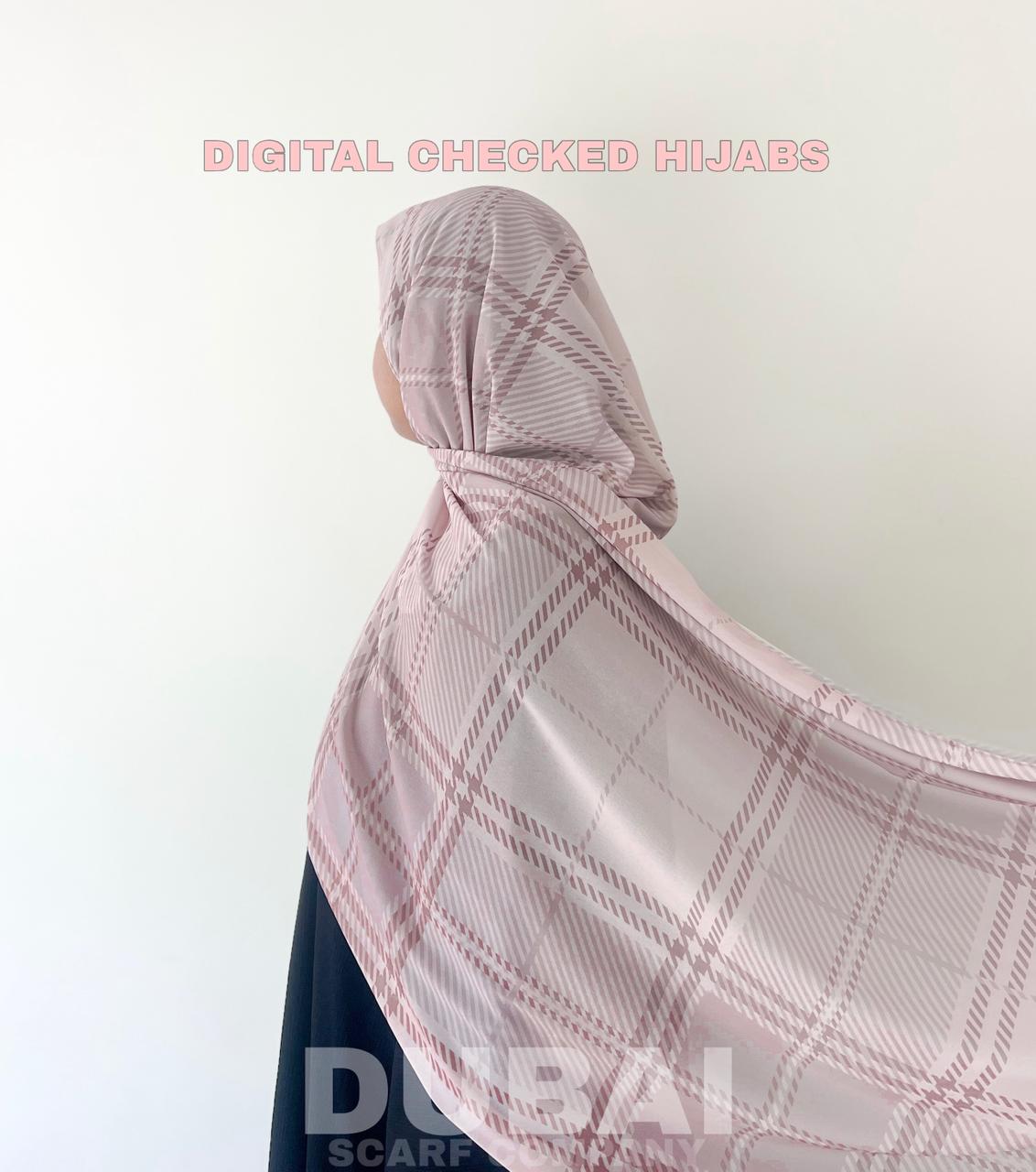DSC MINIMAL STRIPE PRINTED CHIFFON HIJABS