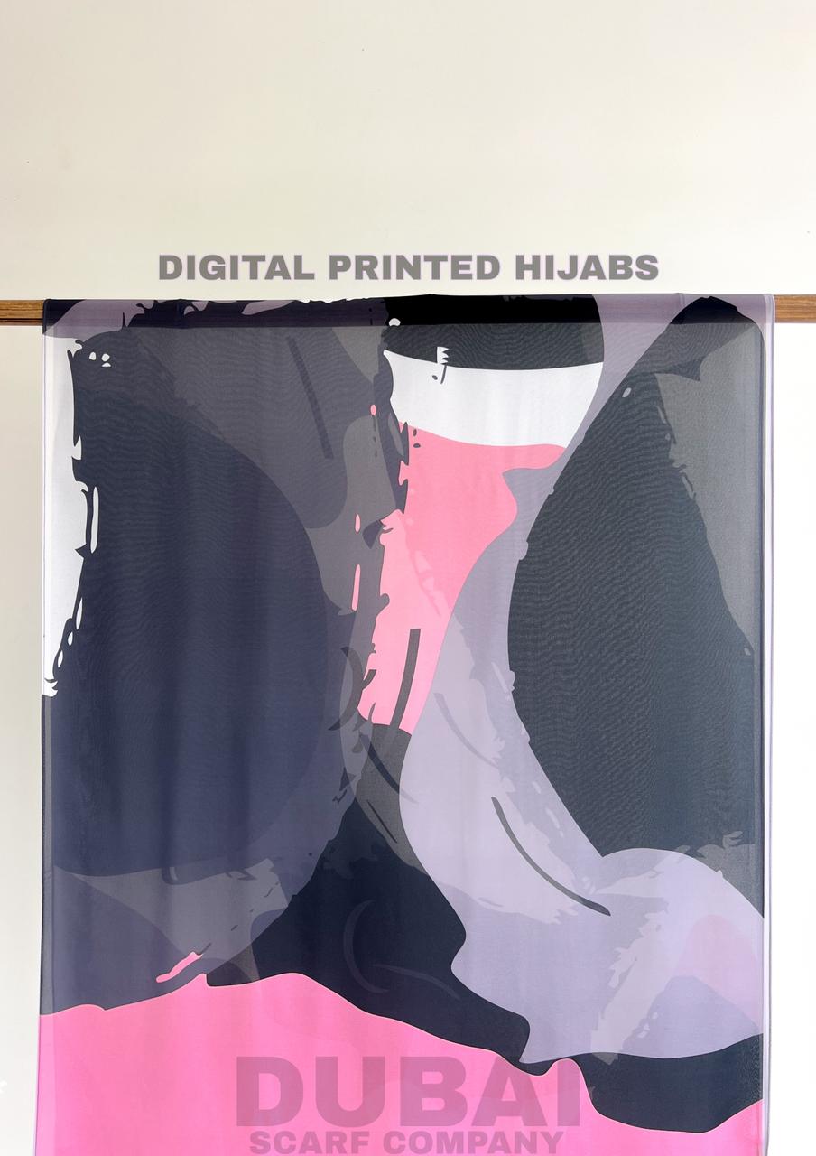 DSC ABSTRACT DIGITAL PRINTED CHIFFON HIJABS
