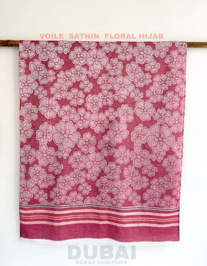 DSC VOILE SATIN FLORAL HIJABS