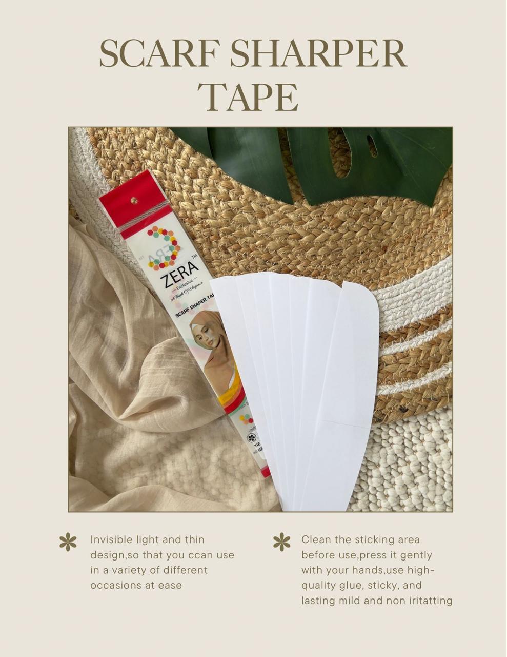 SCARF SHAPER TAPE