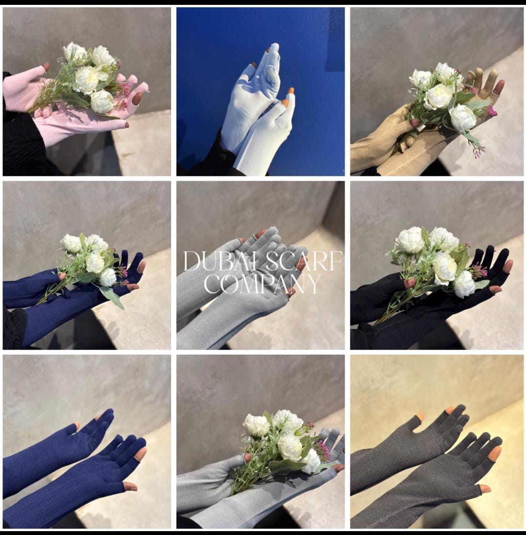 STRECHABLE MODEST FULL-HAND GLOVES