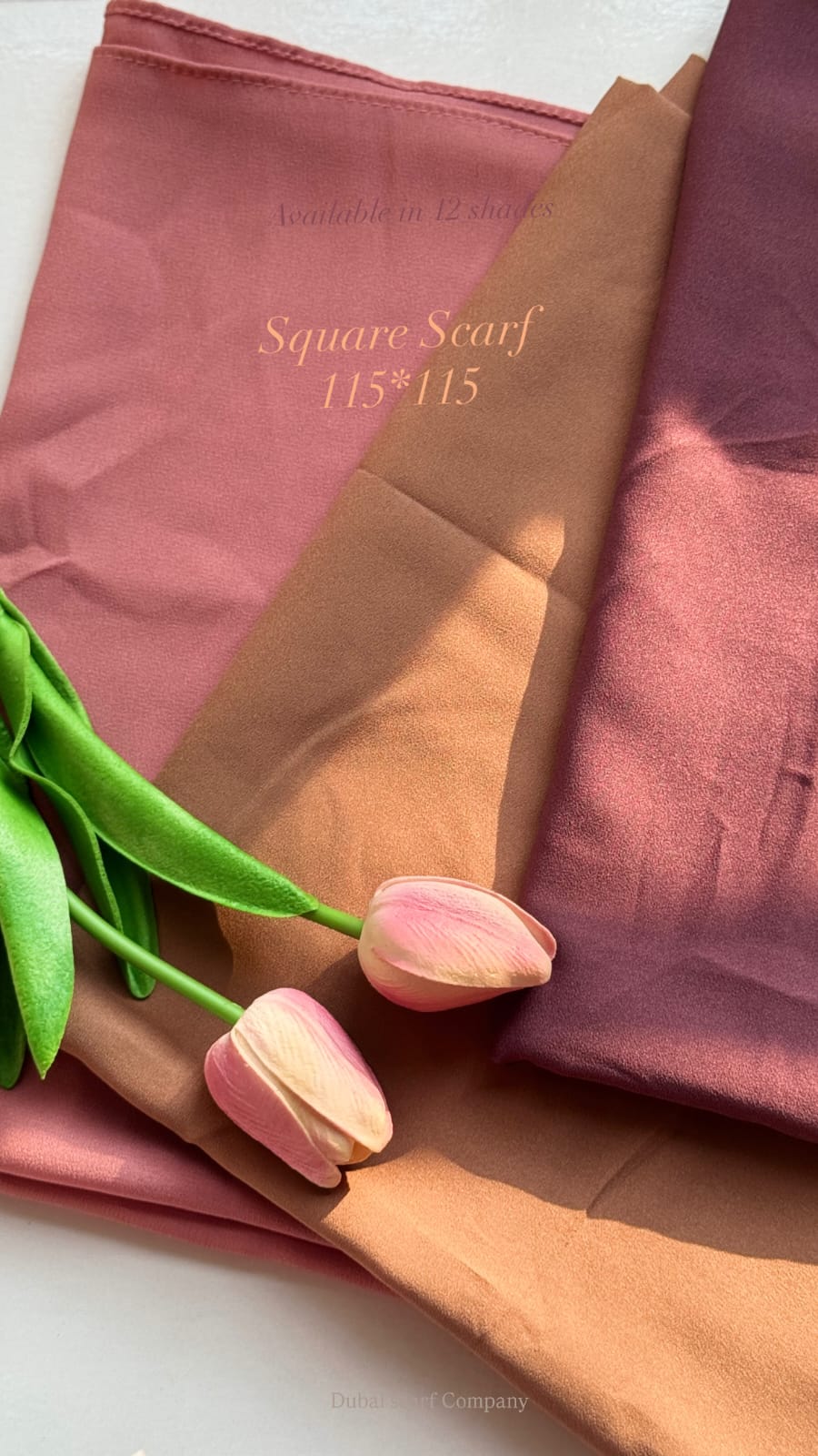 PLAIN SQUARE SCARF