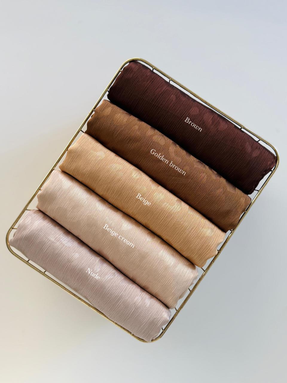 ✨ ZERA Self Animal Printed Muna Satin ✨