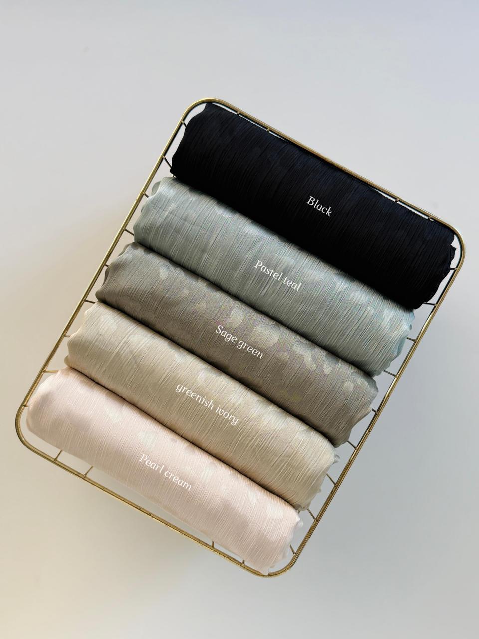 ✨ ZERA Self Animal Printed Muna Satin ✨