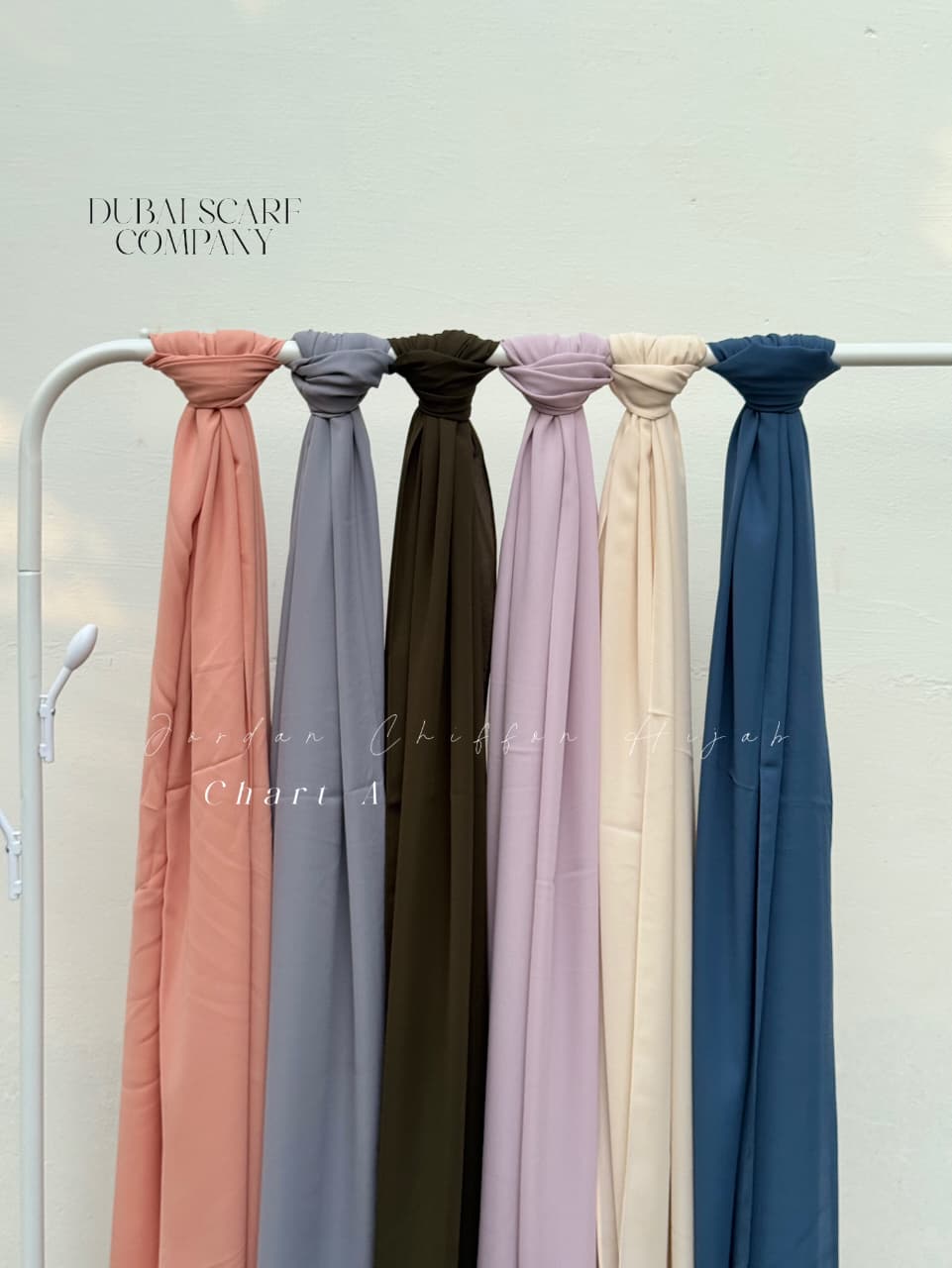✨ JORDAN CHIFFON HIJABS – CHART A ✨