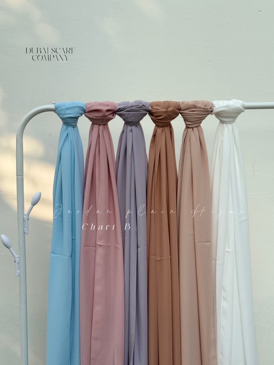 ✨ JORDAN CHIFFON HIJABS – CHART B ✨