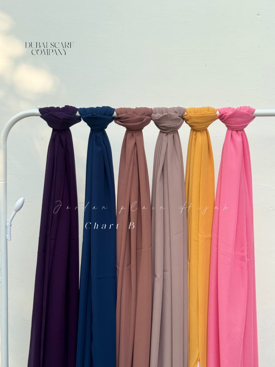 ✨ JORDAN CHIFFON HIJABS – CHART B ✨