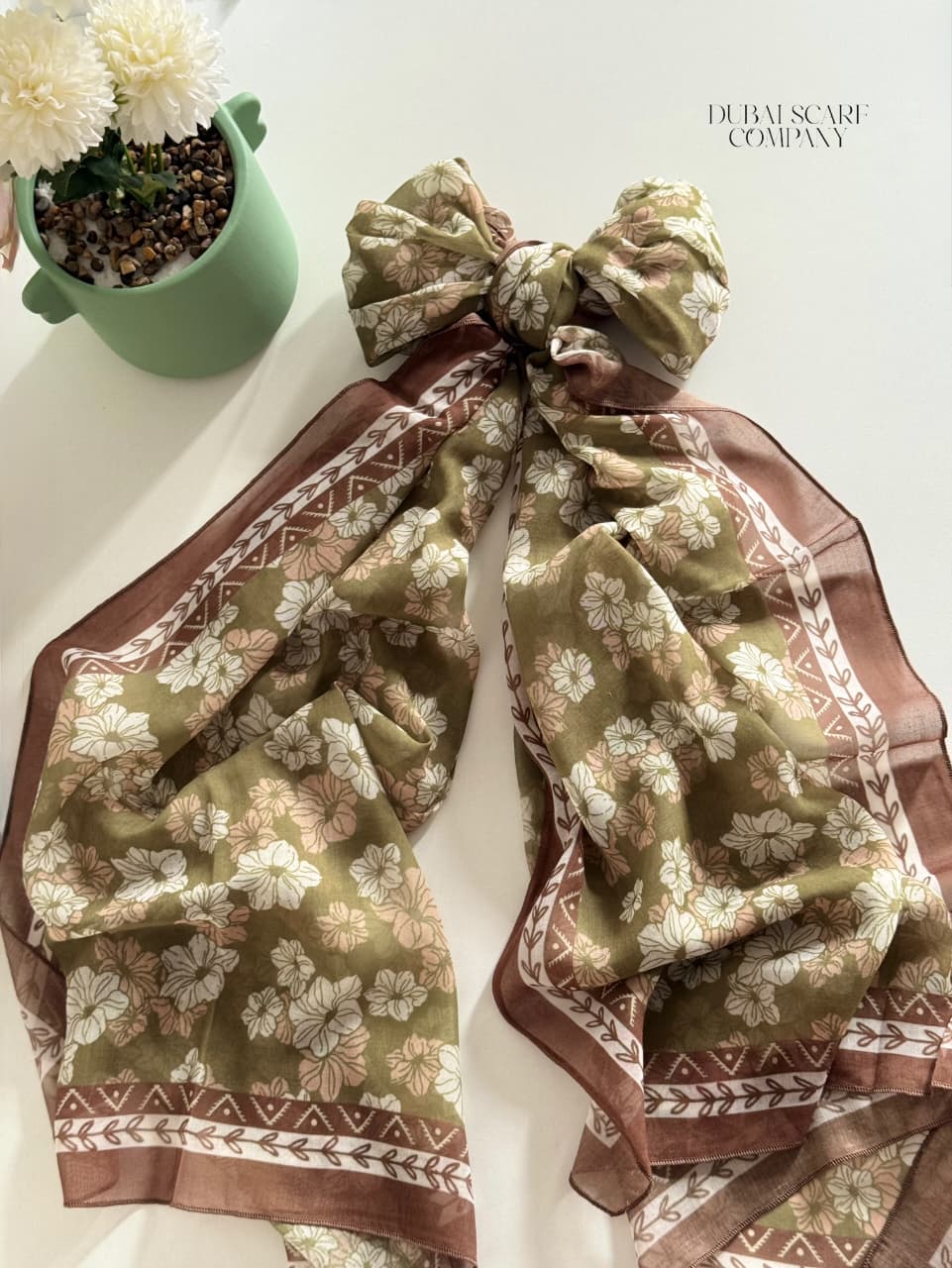 🌸 Floral Printed Chiffon Hijabs 🌸 by Dubai Scarf Company