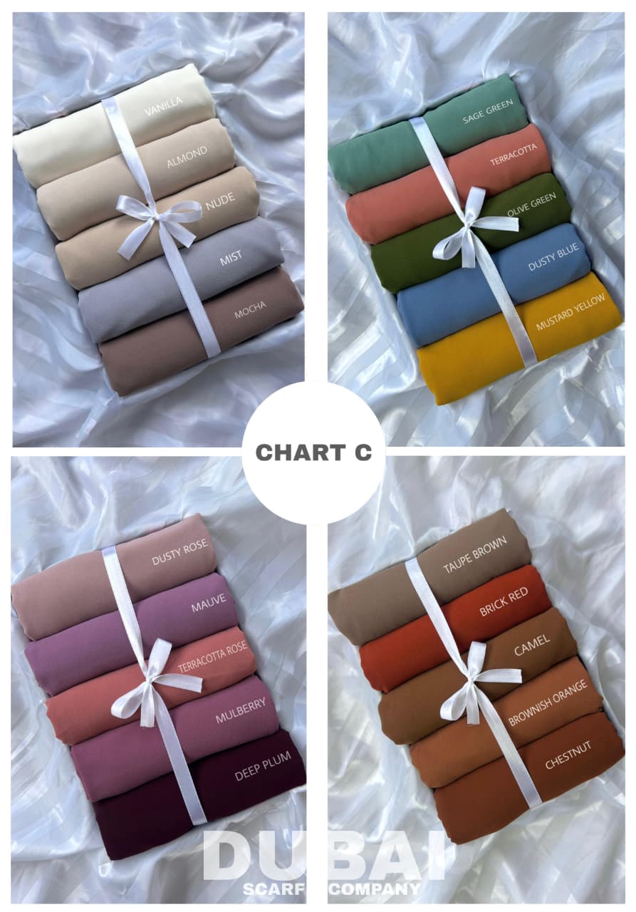 HAYA HEAVY CHIFFON HIJABS