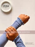 ZERA FRILL EDGED ARM SLEEVES – COLOUR